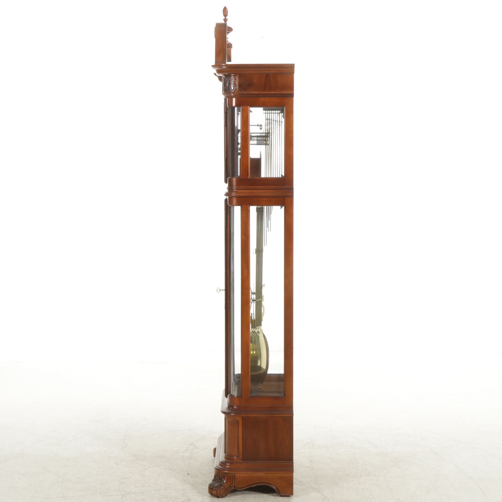 Ridgeway Federal Style Mahogany Cased Grandfather Clock