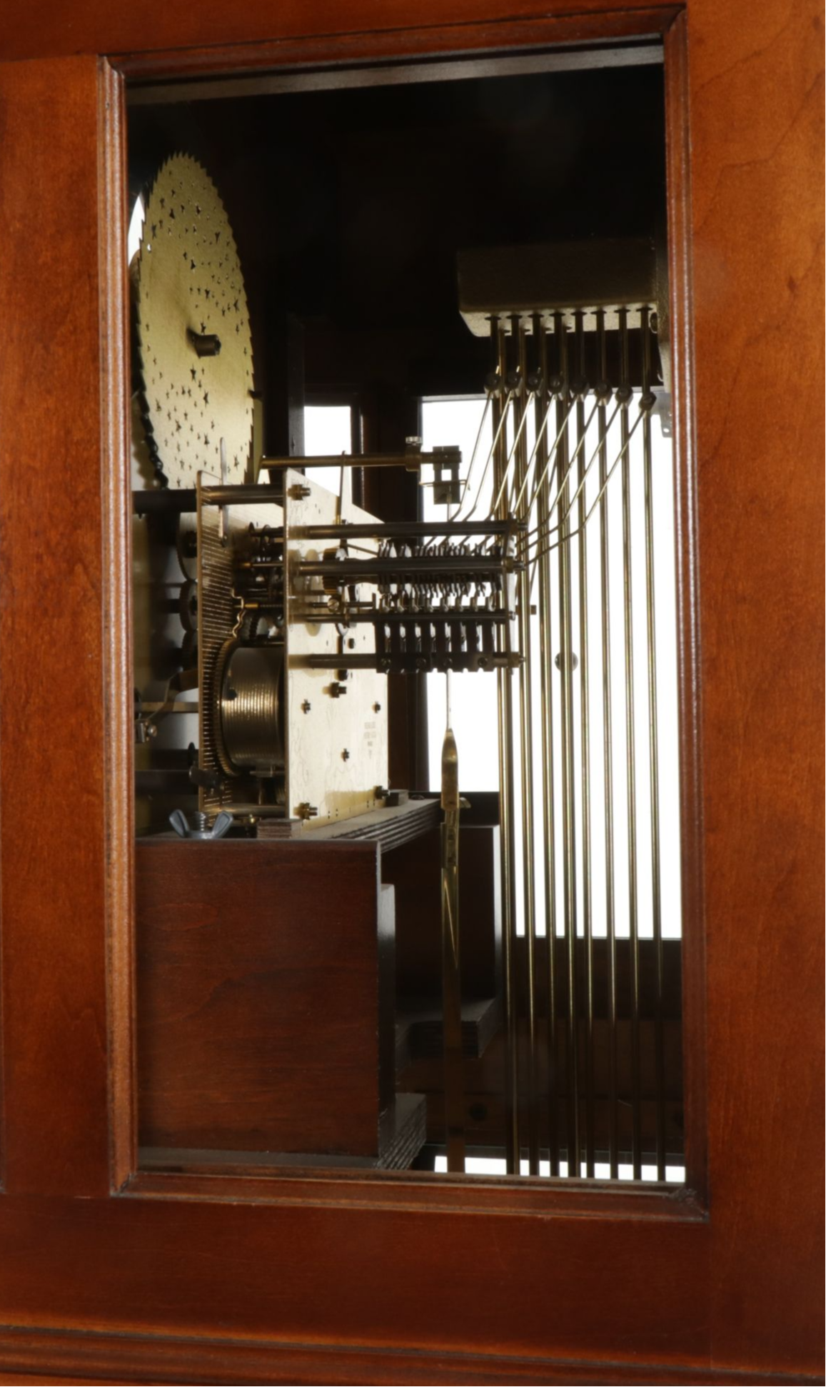 Ridgeway Federal Style Mahogany Cased Grandfather Clock