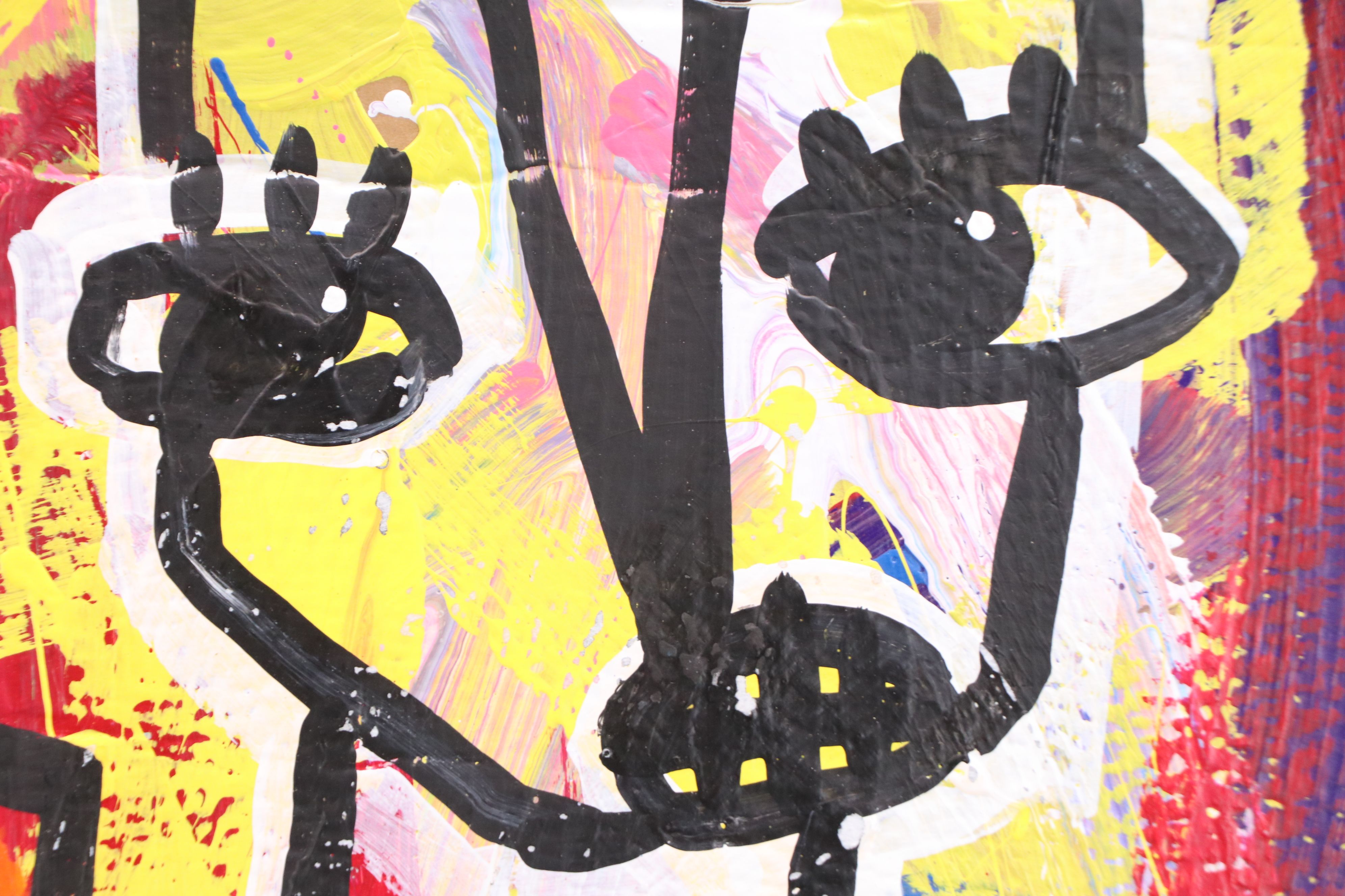 Abiola Idowu Acrylic Paintings "Human" and More, 2023