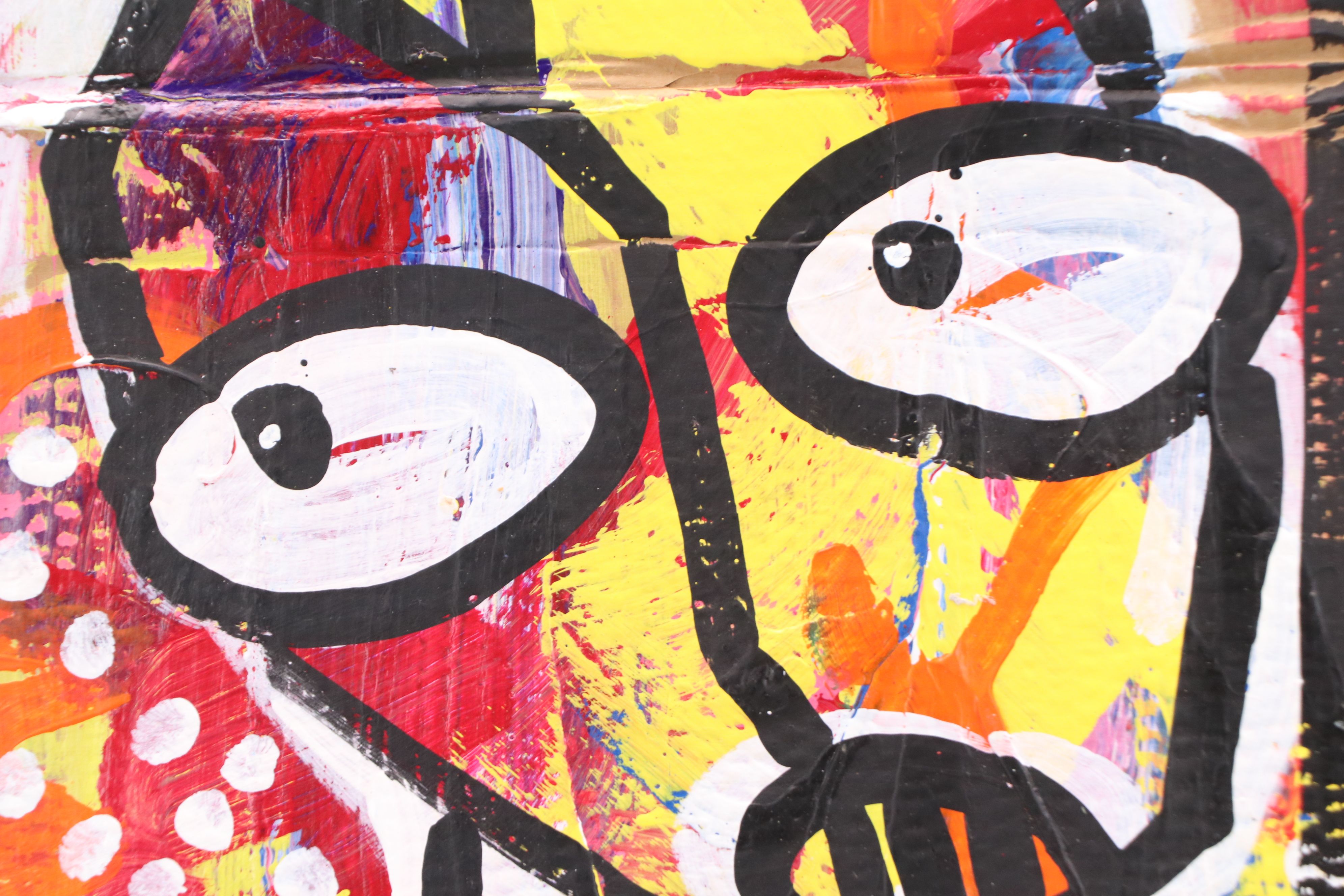 Abiola Idowu Acrylic Paintings "Human" and More, 2023