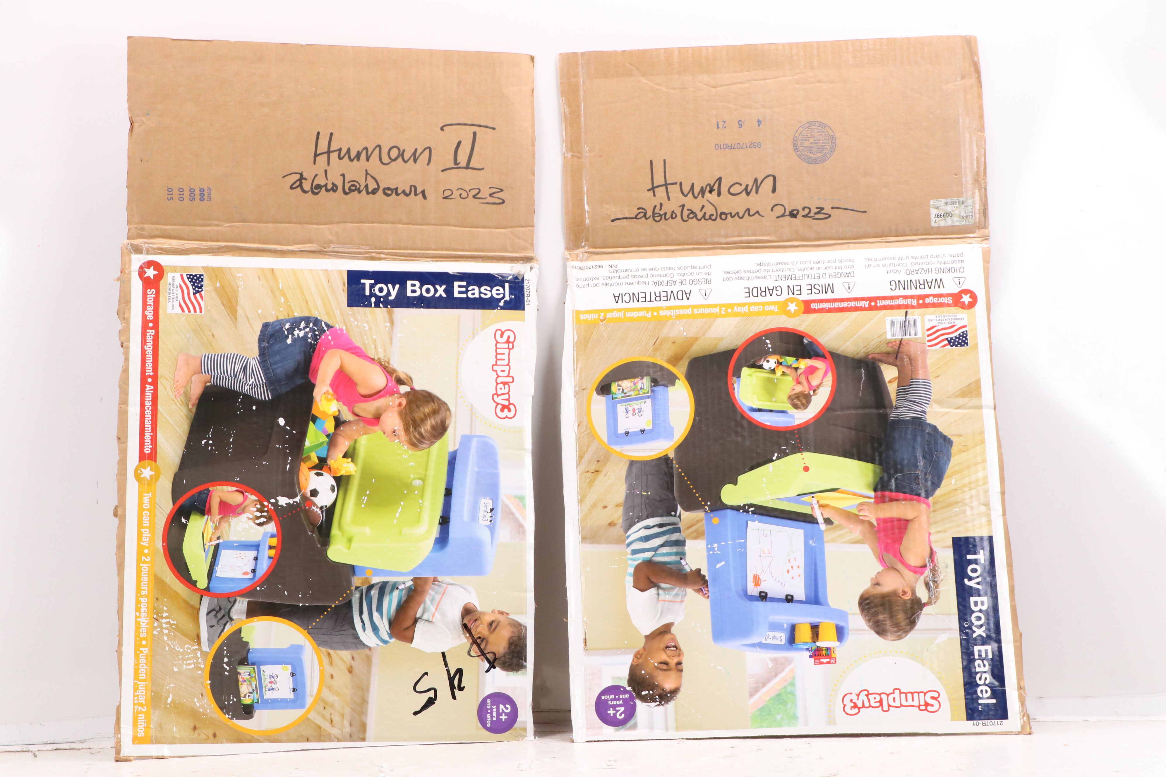 Abiola Idowu Acrylic Paintings "Human" and More, 2023