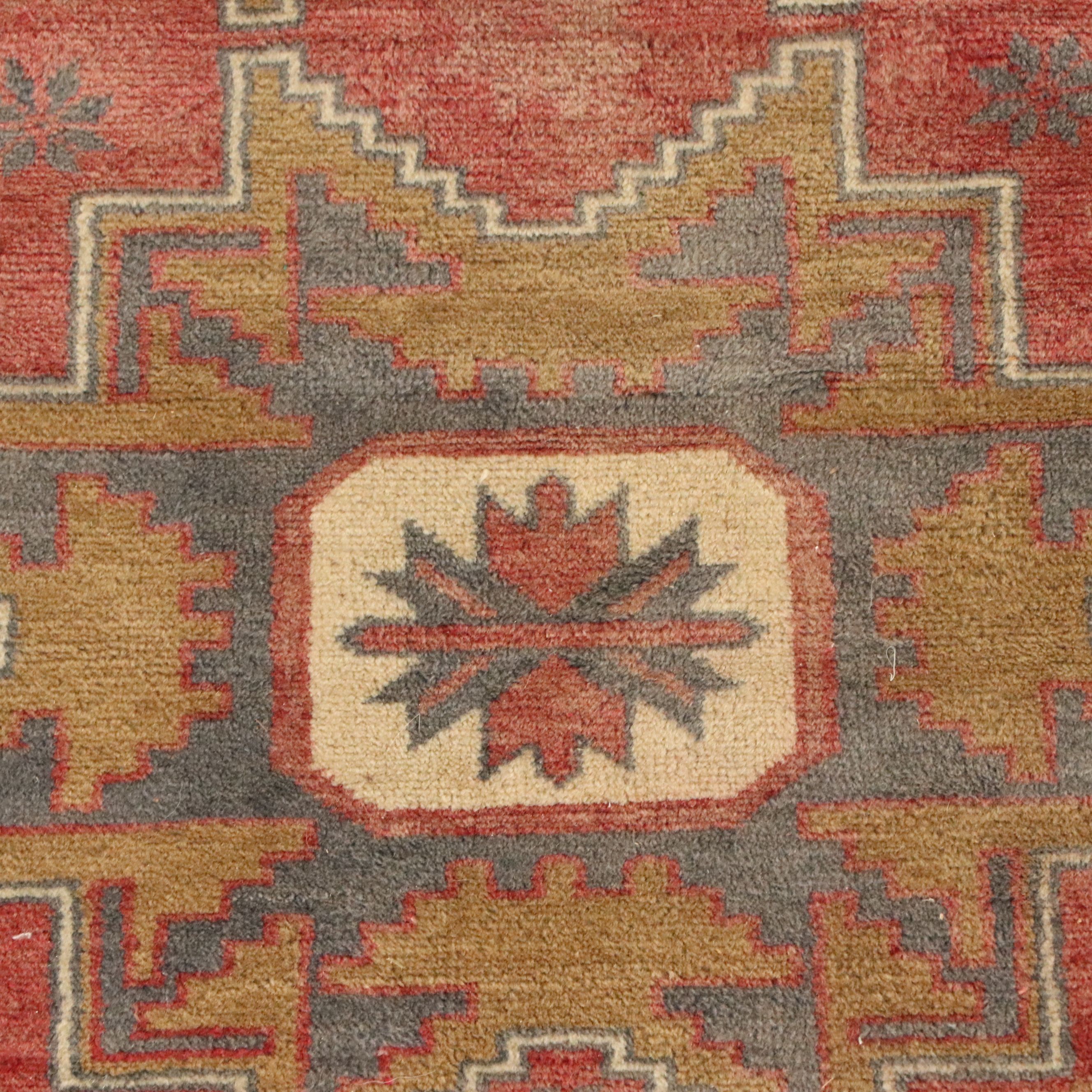 3'7 x 6'5 Hand-Knotted Caucasian Daghestan Area Rug