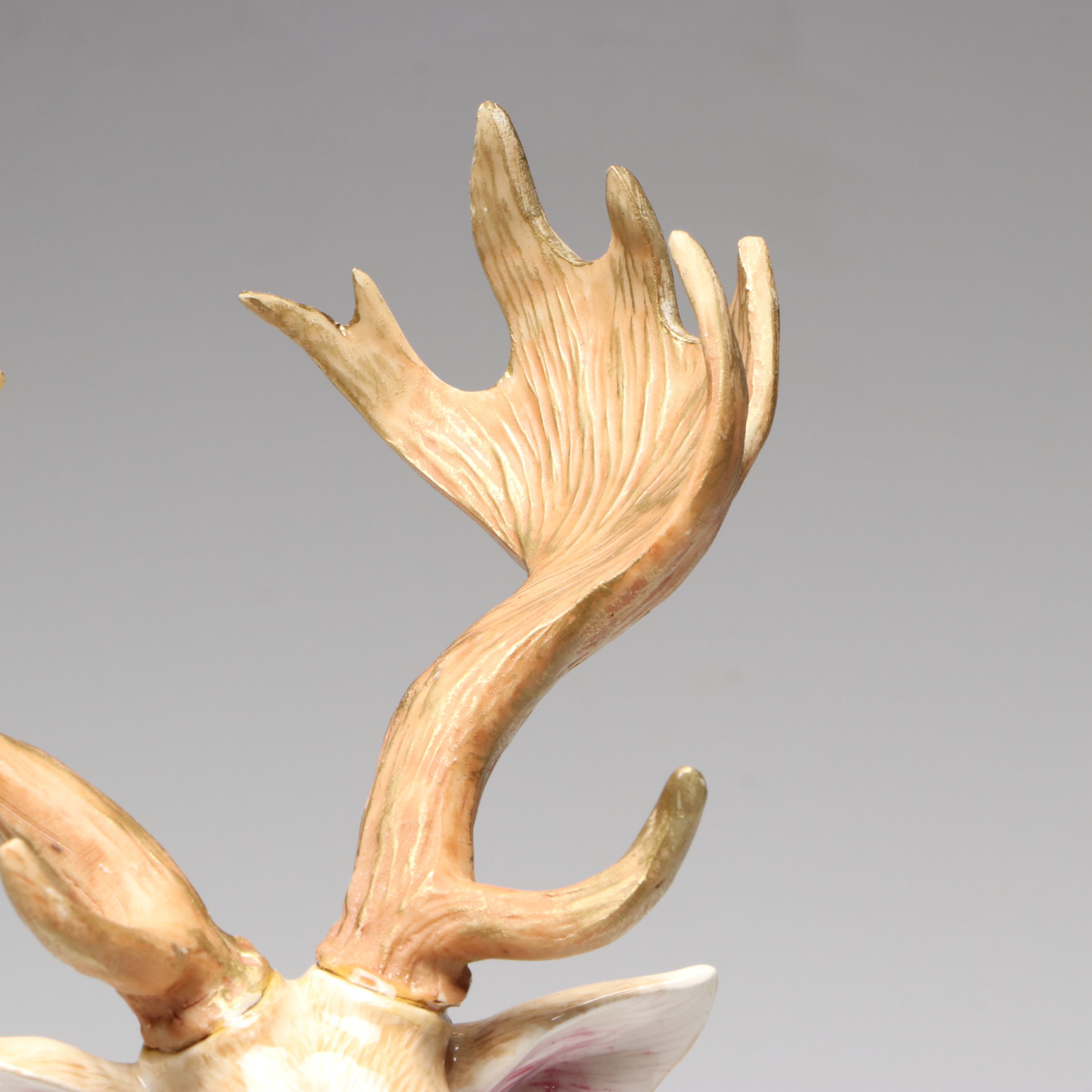 Fitz & Floyd "Town & Country" Ceramic Christmas Reindeer Figurine