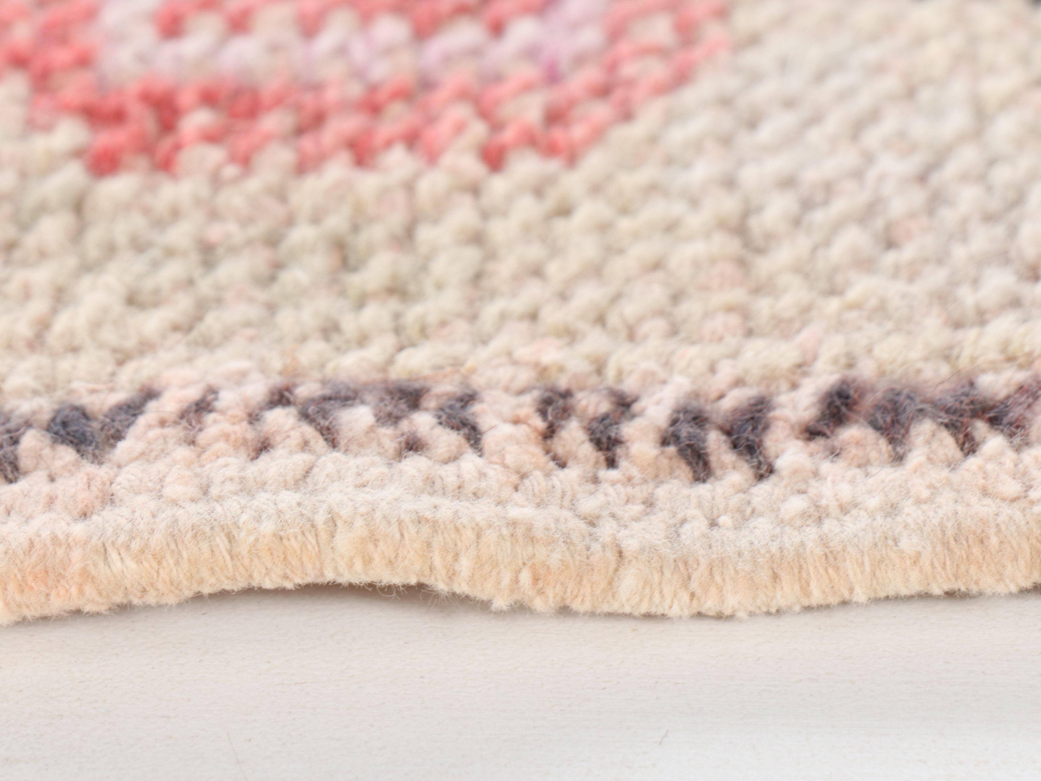 4'4 x 7'3 Hand-Knotted Turkish Anatolian Area Rug