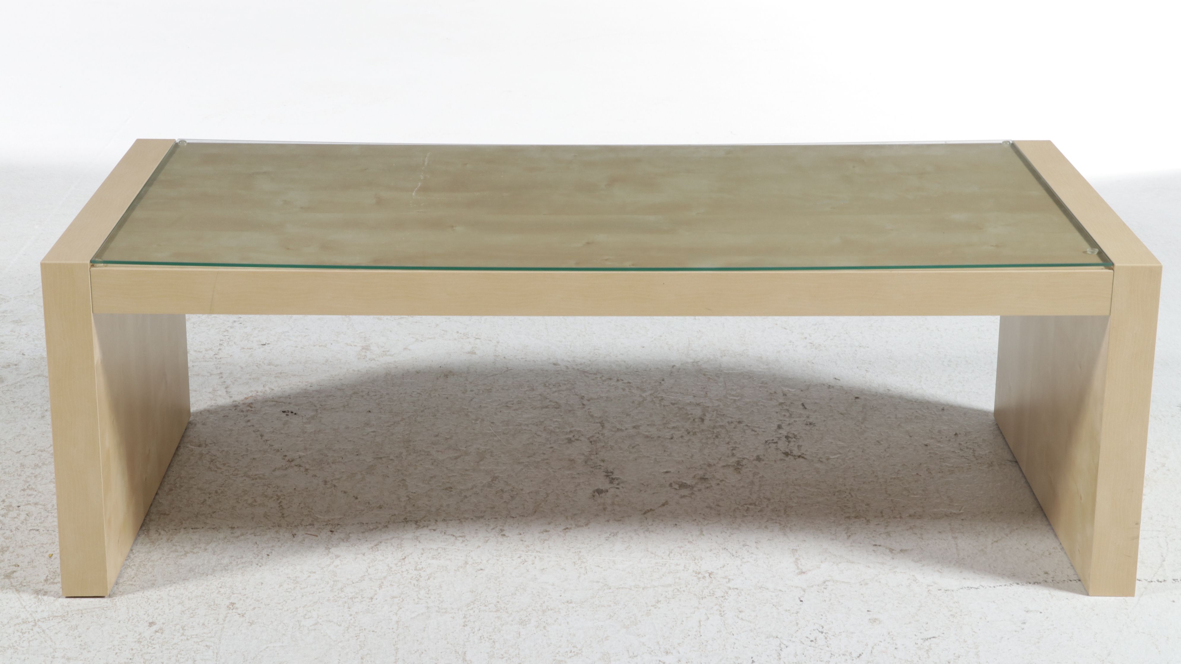 IKEA "Expedit" Coffee Table with Glass Inset, 1999