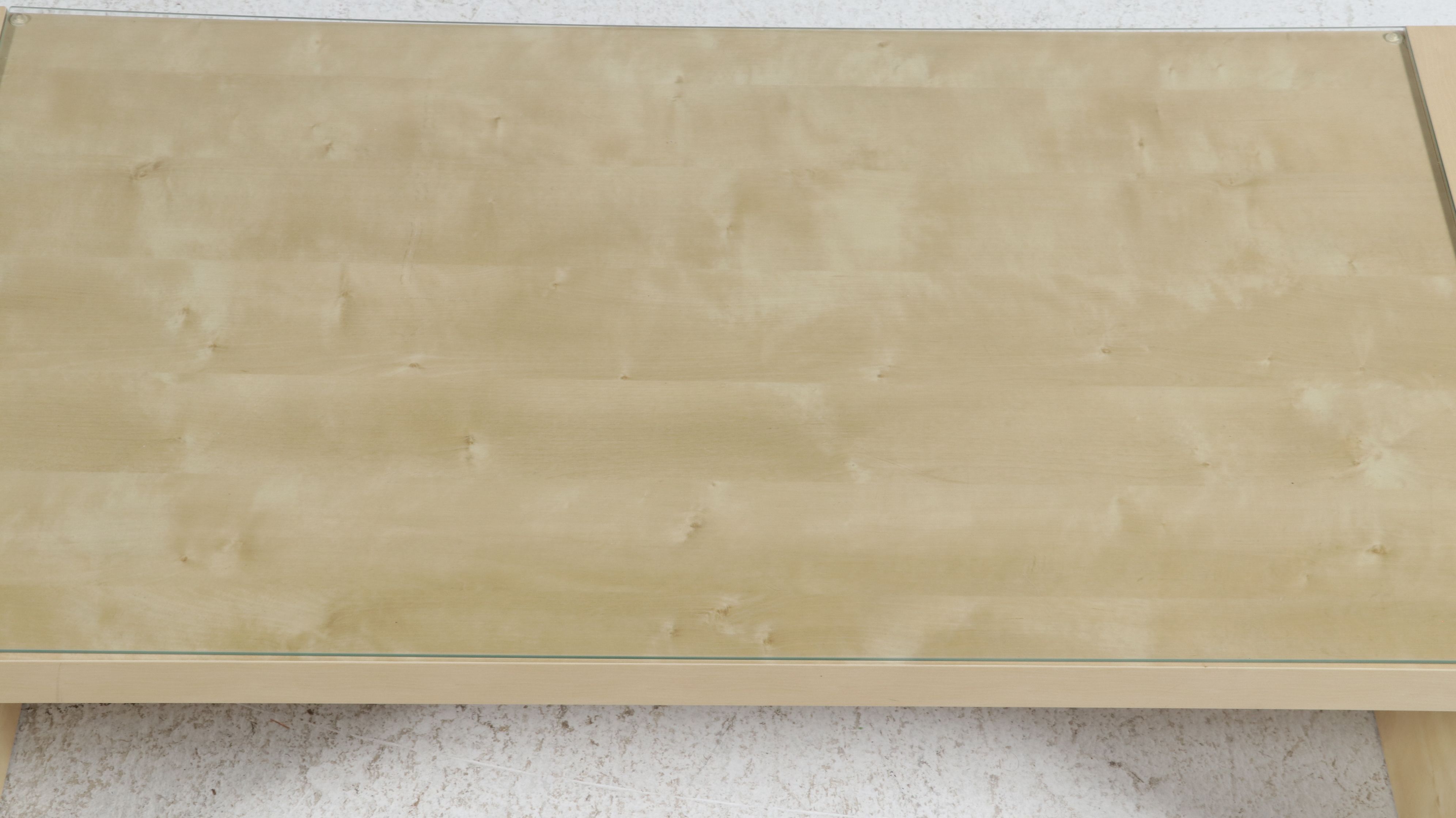 IKEA "Expedit" Coffee Table with Glass Inset, 1999