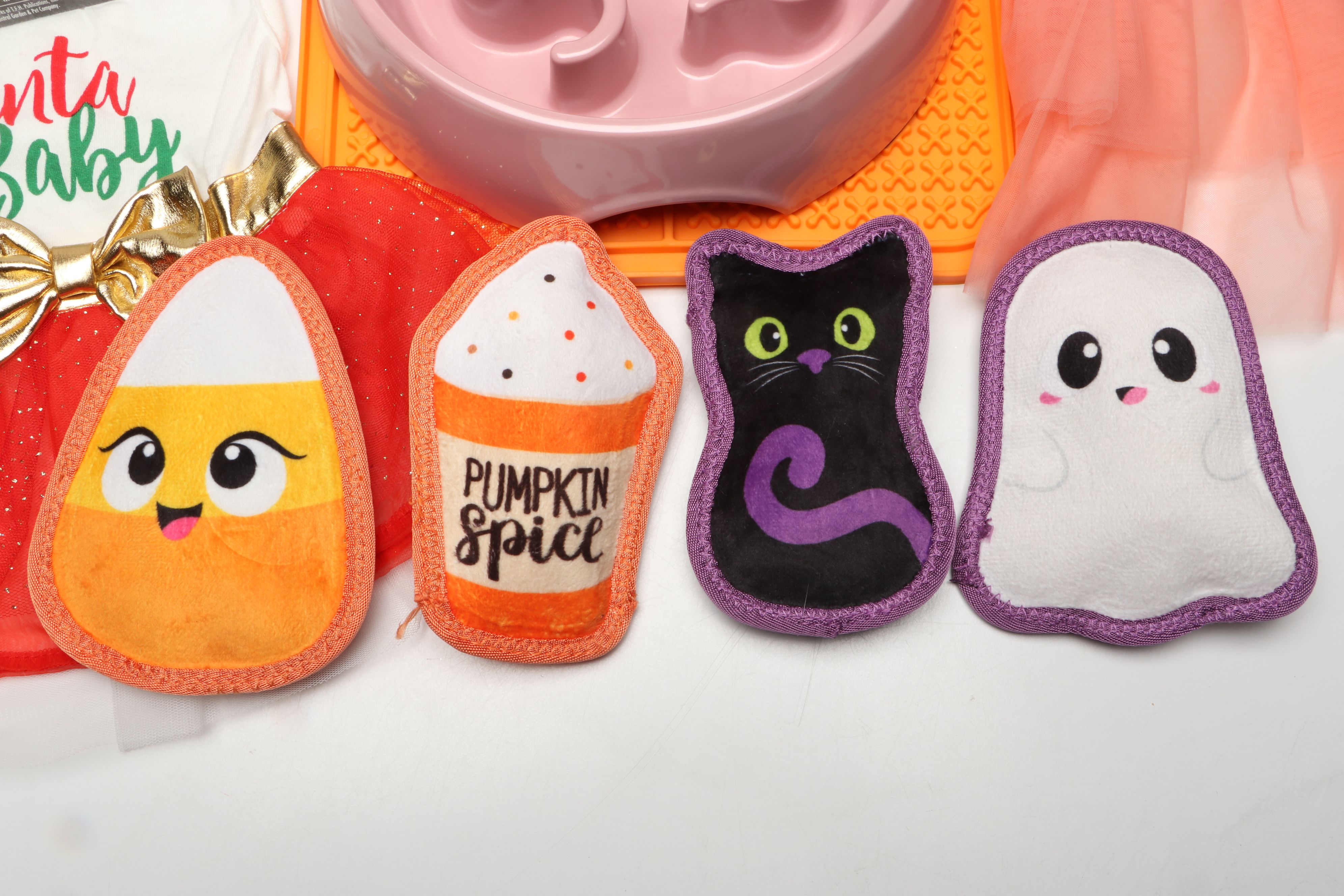 Sherpa "Luxe Tote" Pet Carrier with Holiday Dog Toys and Costumes