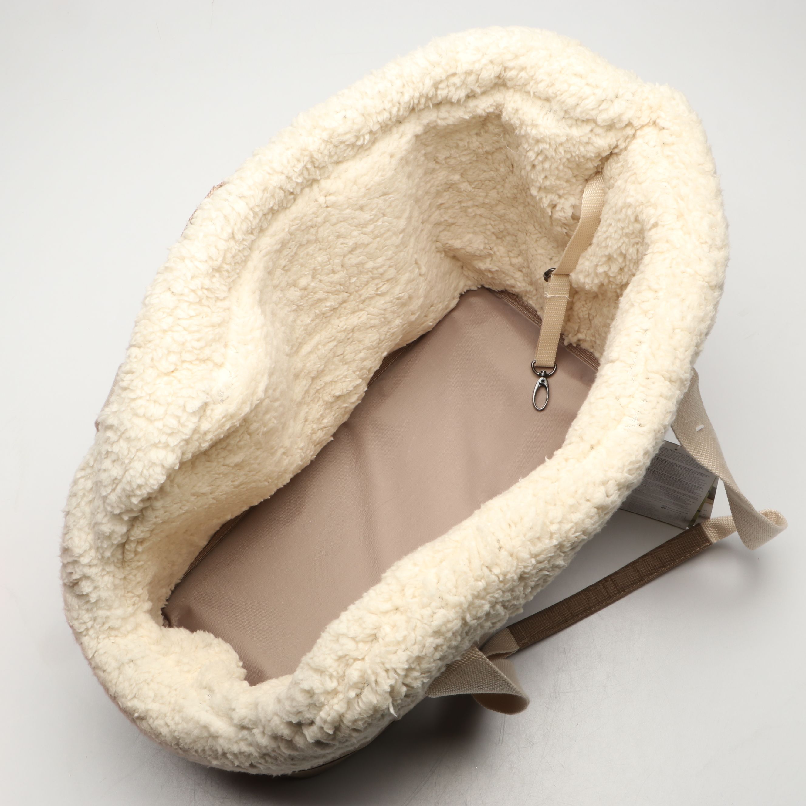 Sherpa "Luxe Tote" Pet Carrier with Holiday Dog Toys and Costumes