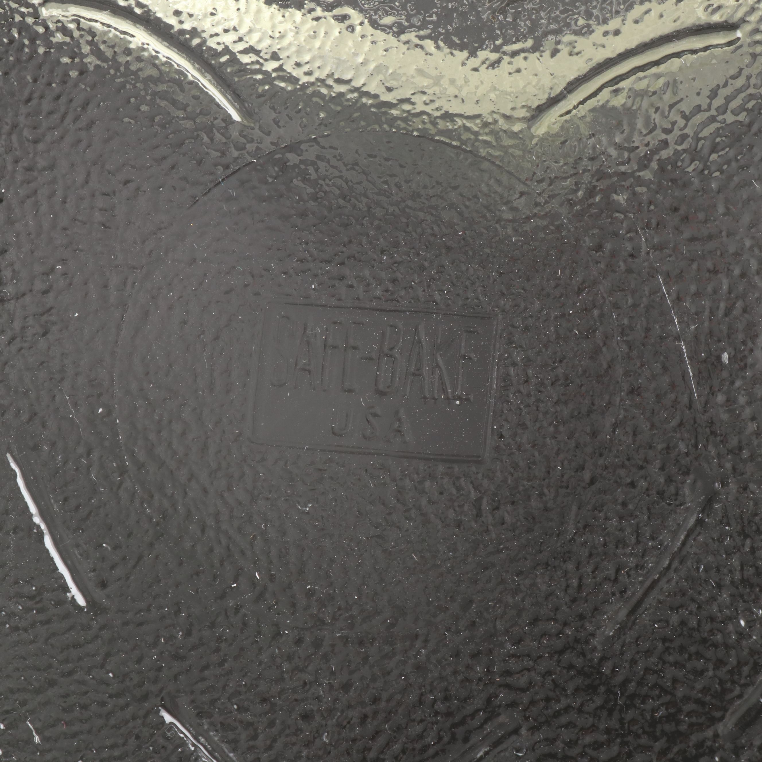 McKee Safe-Bake Cupid Casserole with Other Pressed Glass Serveware and Dishes