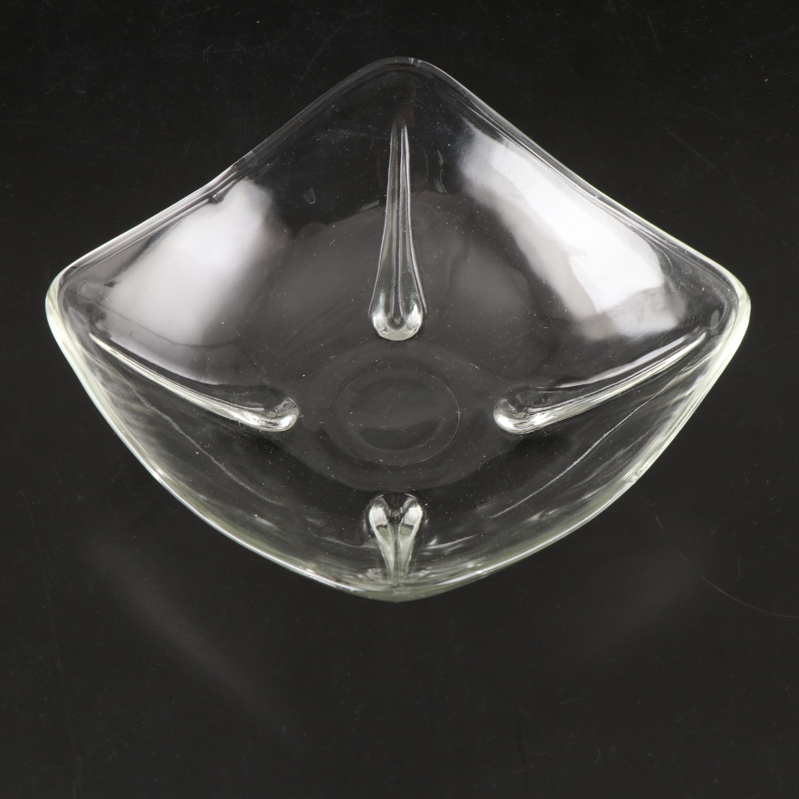 McKee Safe-Bake Cupid Casserole with Other Pressed Glass Serveware and Dishes