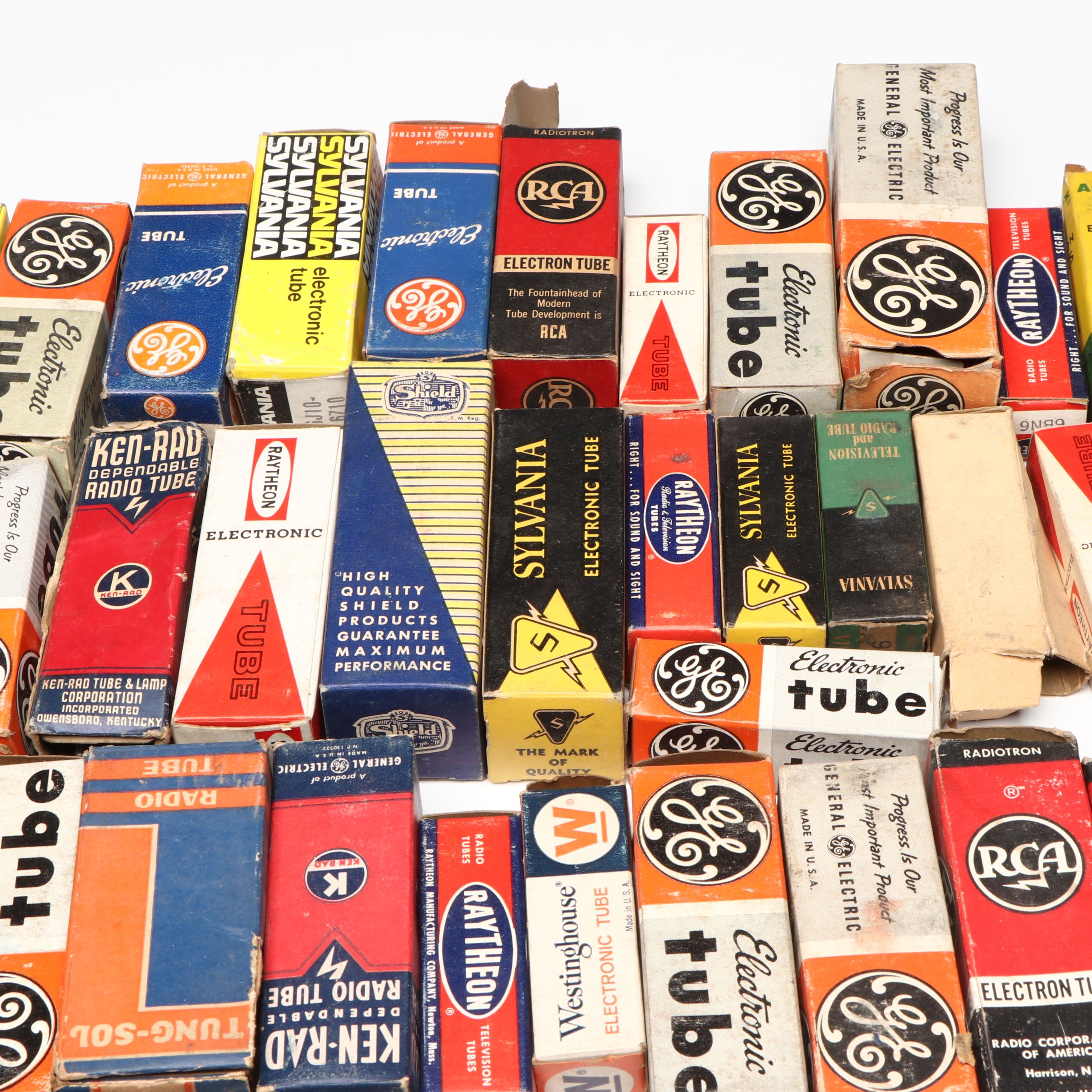 General Electric, Sylvania, RCA and More Electron Tubes