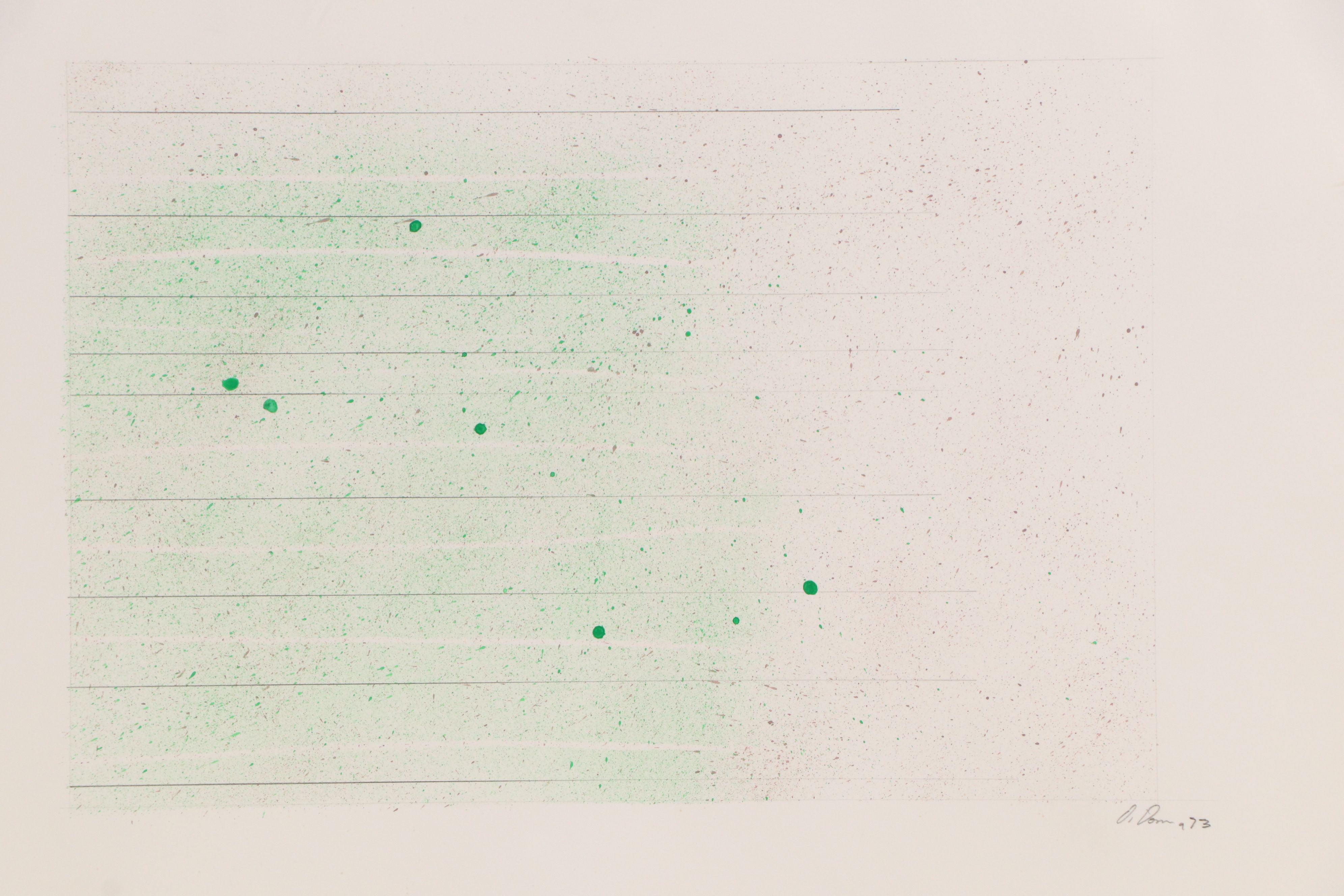 Porfirio DiDonna Mixed Media Print "Untitled," 1973