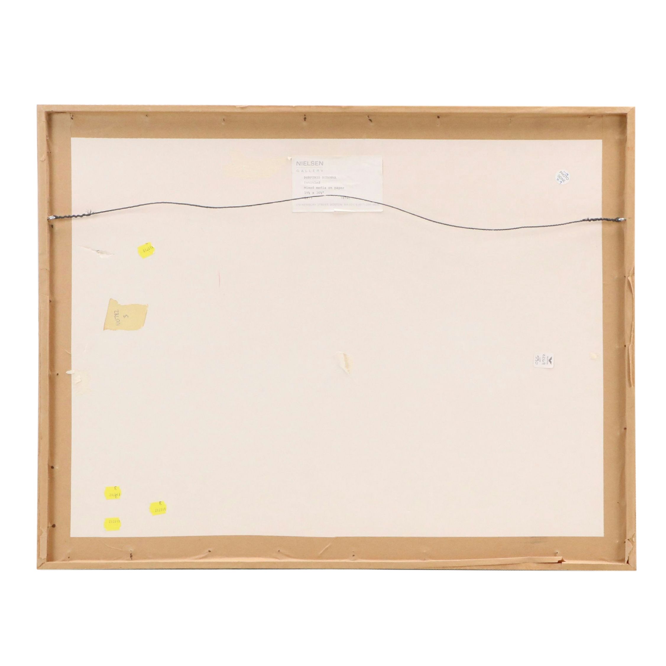 Porfirio DiDonna Mixed Media Print "Untitled," 1973