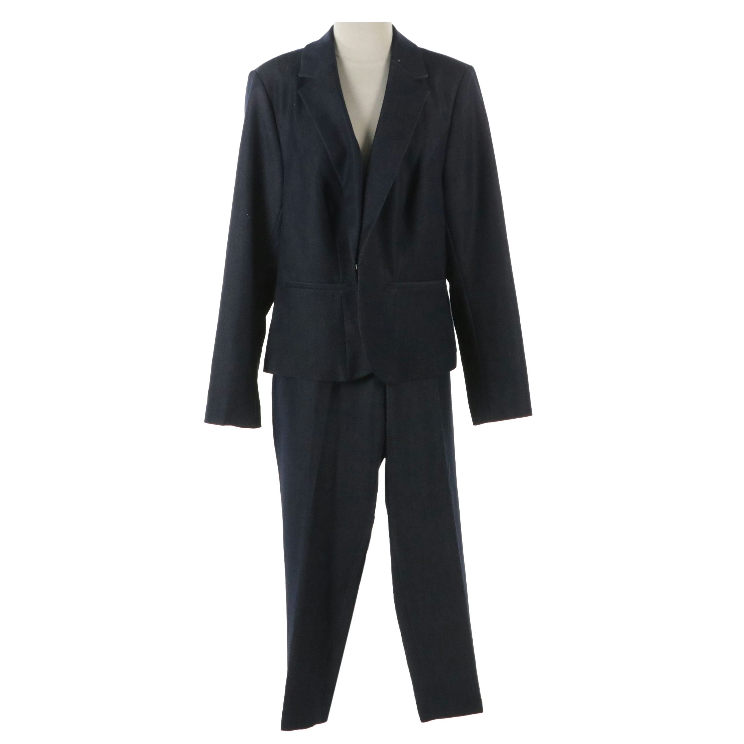 Lane Bryant Stretch Denim "The Lena" Ankle Pant and Matching Blazer, With Tags