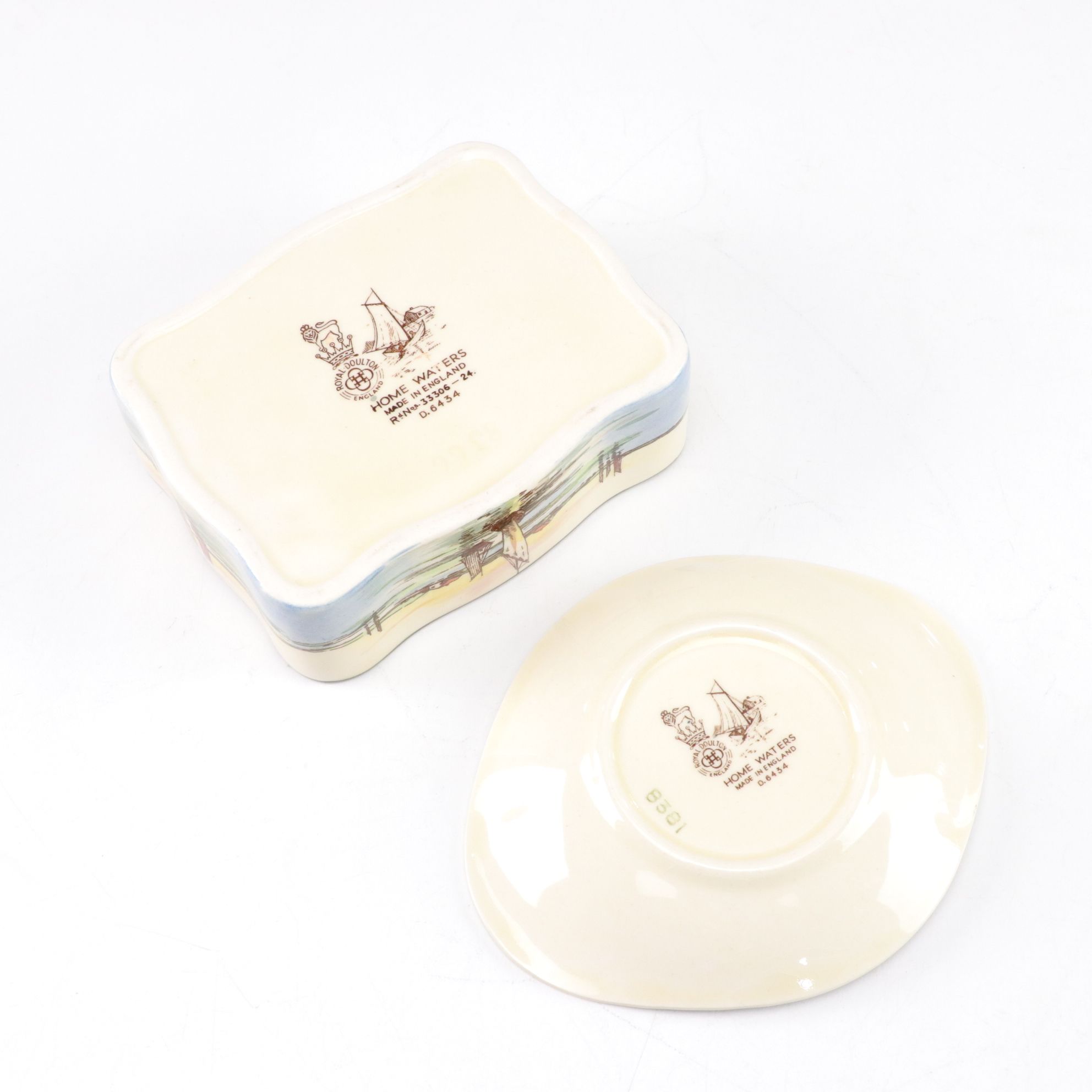 European Porcelain Jewelry Dishes, Pedestal Dish & More
