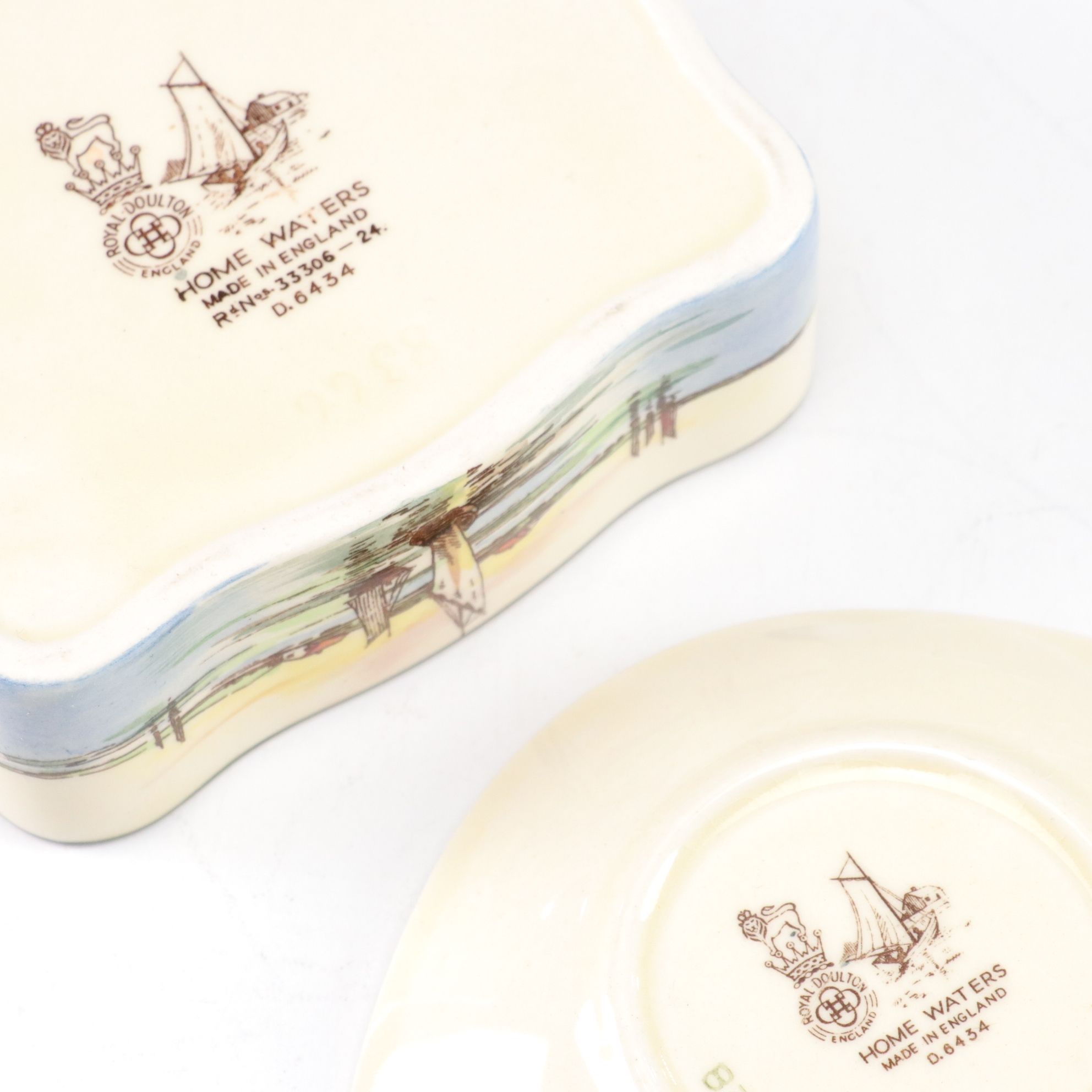 European Porcelain Jewelry Dishes, Pedestal Dish & More