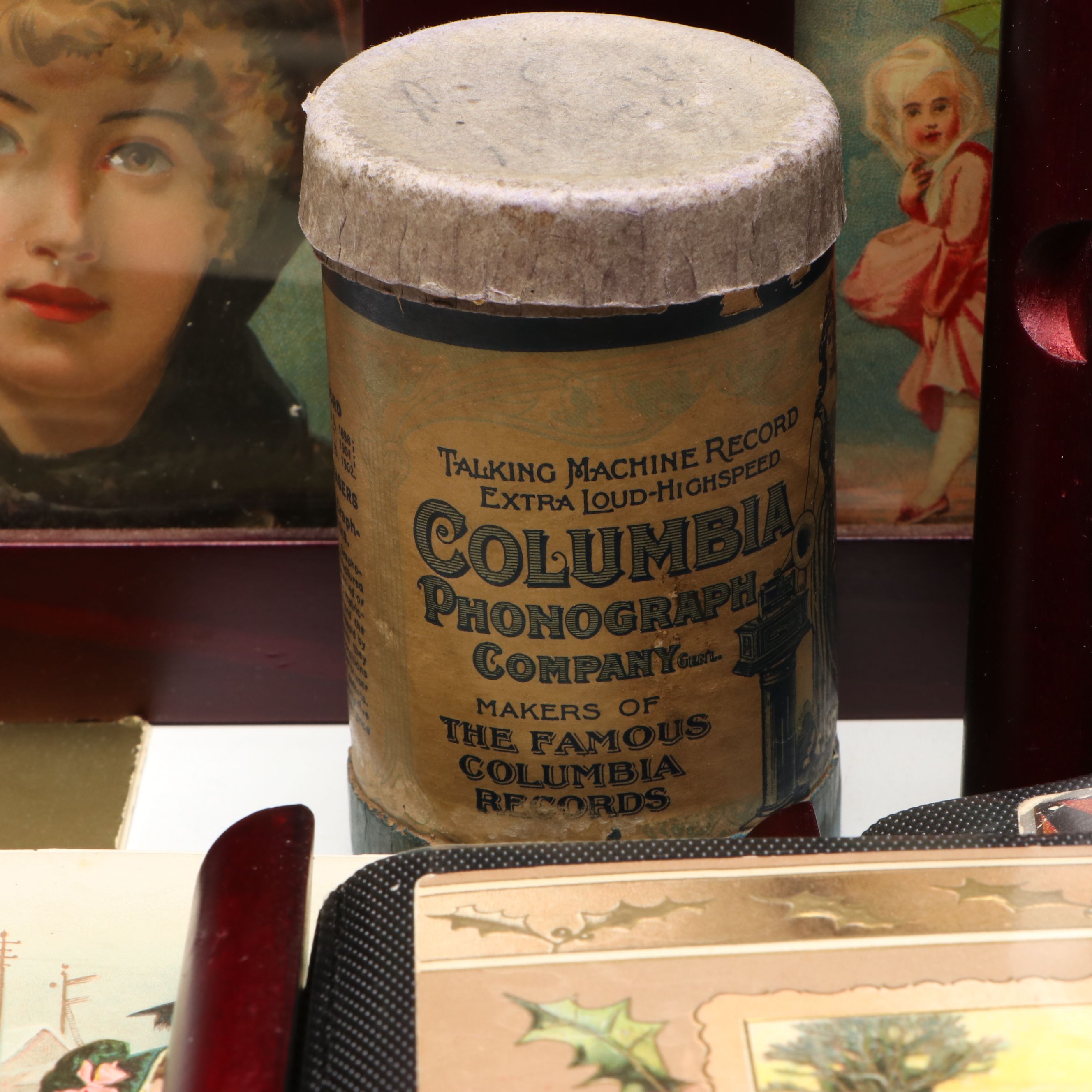 Antique Christmas, Valentine's and New Year Postcards and More Ephemera