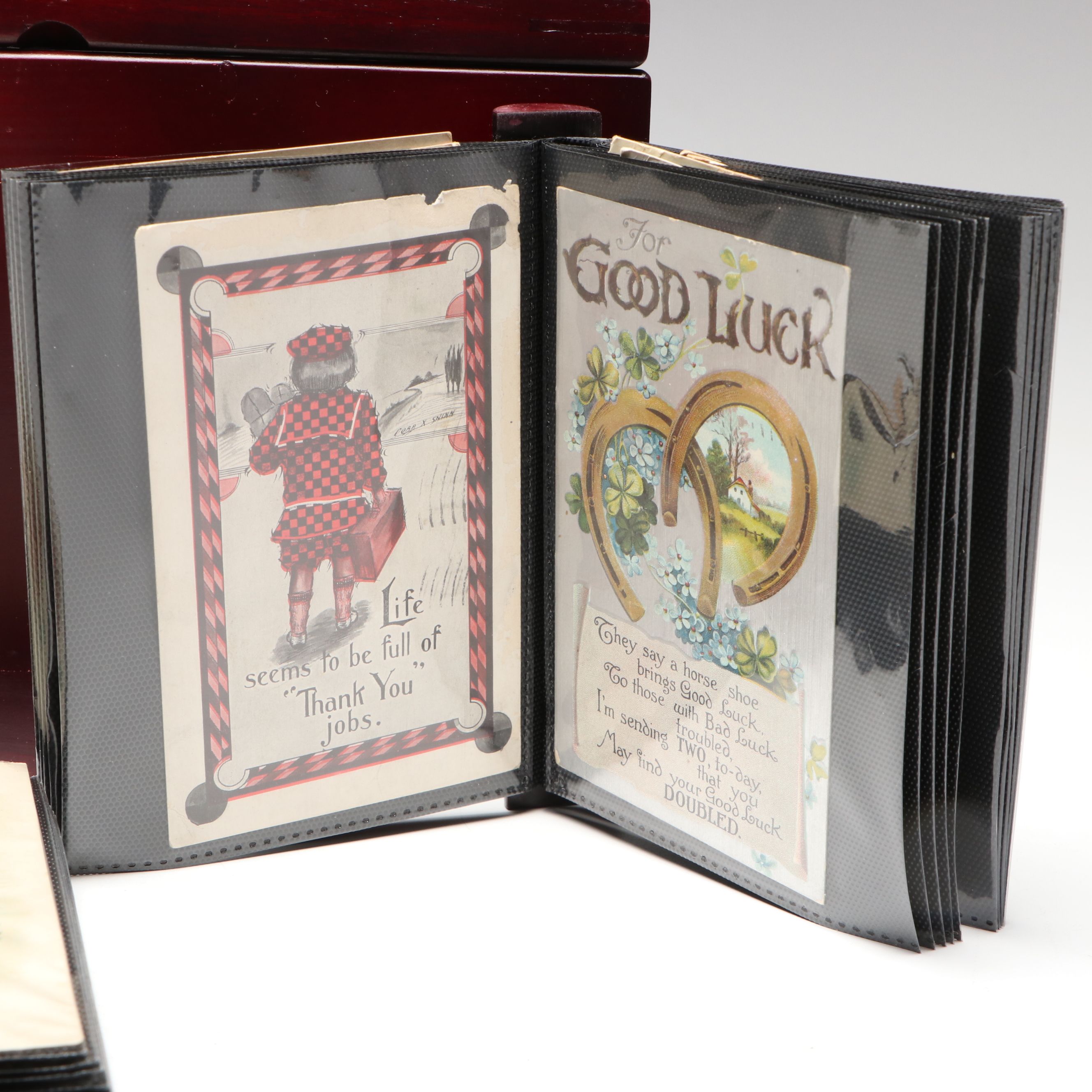 Antique Christmas, Valentine's and New Year Postcards and More Ephemera