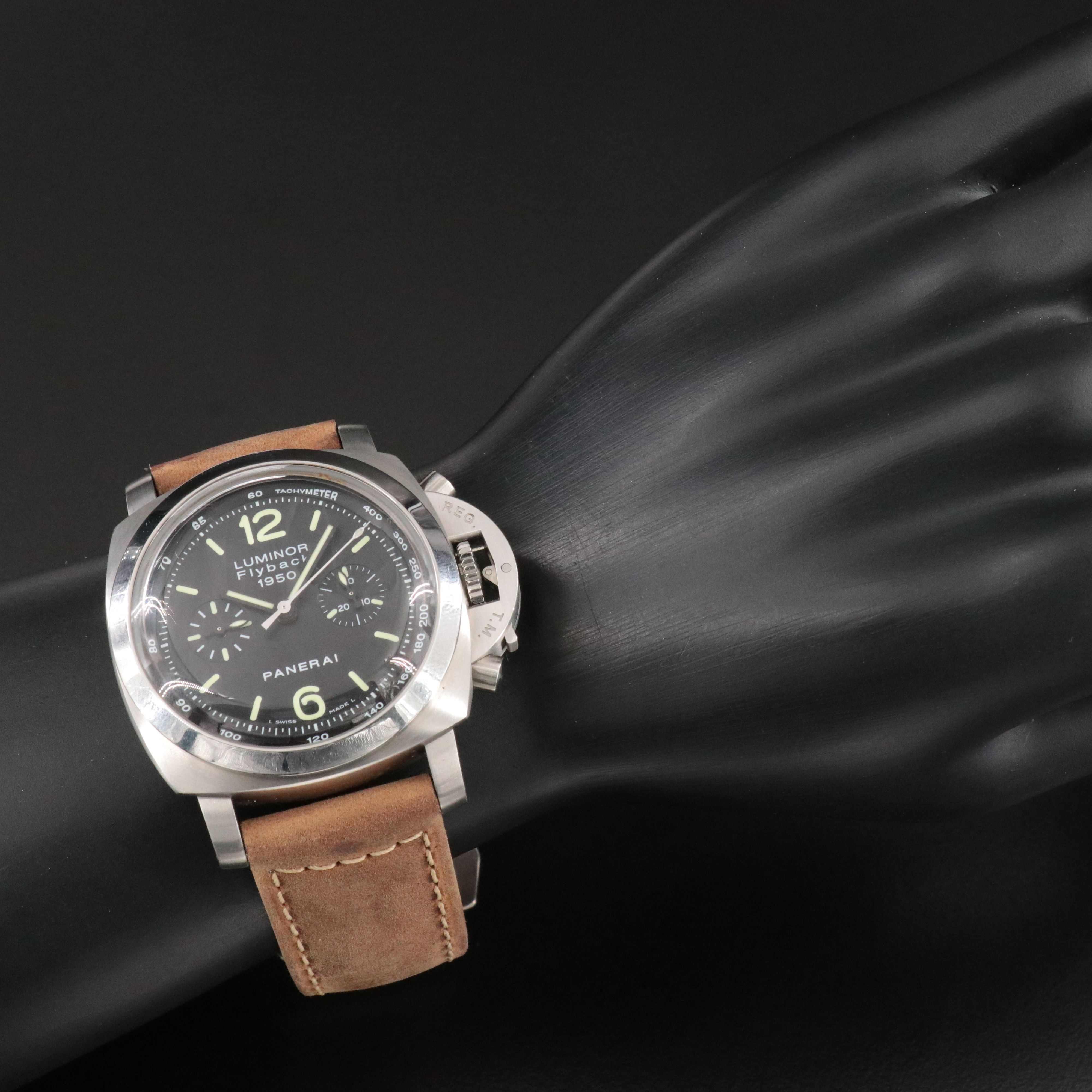Panerai Luminor 1950 Flyback PAM00212 Chronograph Watch c.2008