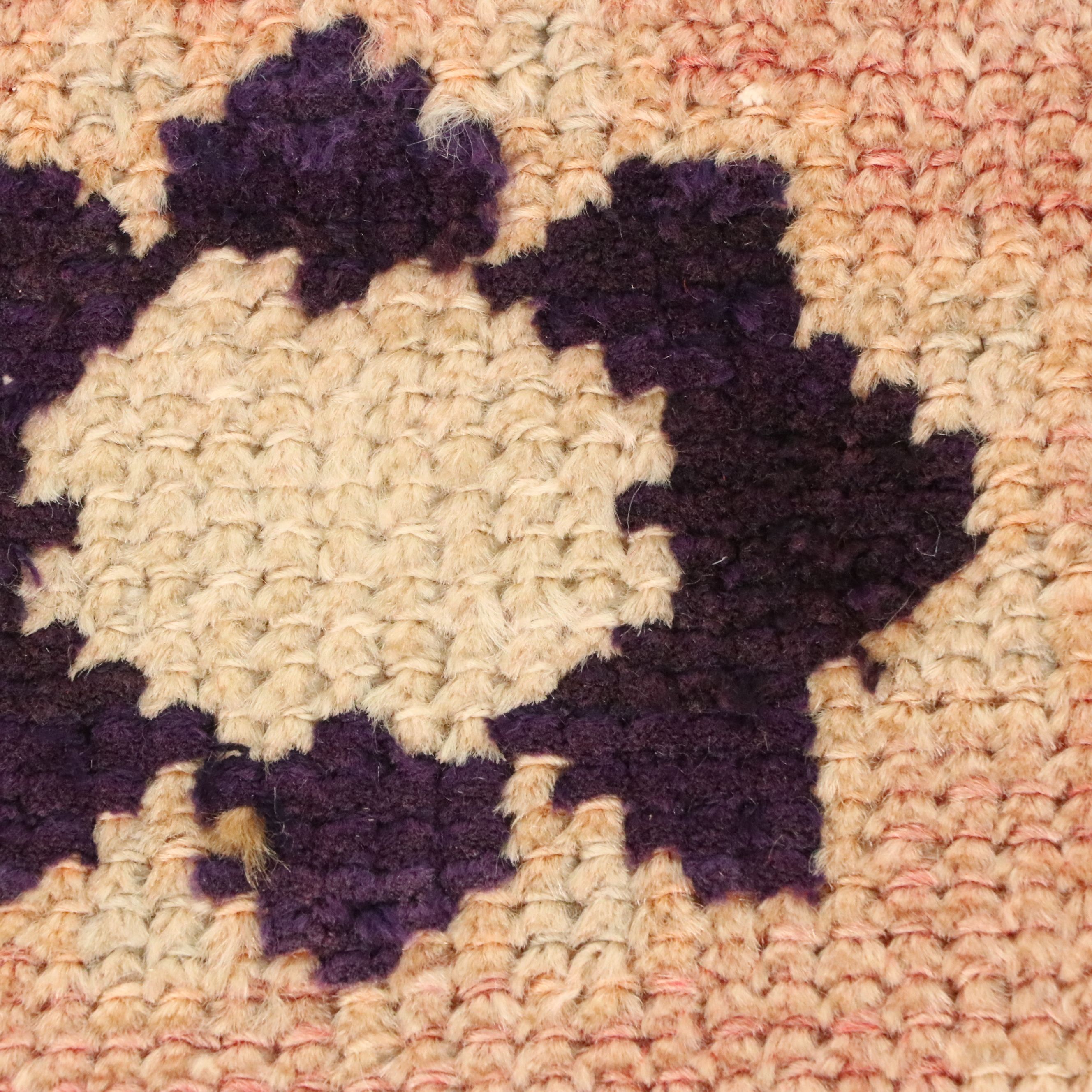 2'8 x 12'8 Hand-Knotted Turkish Oushak Carpet Runner