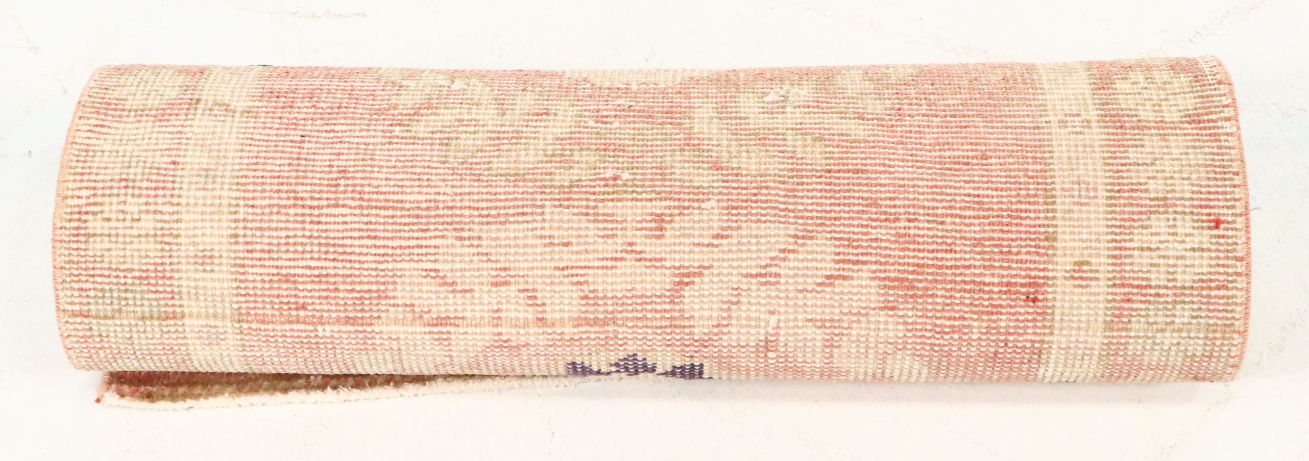 2'8 x 12'8 Hand-Knotted Turkish Oushak Carpet Runner