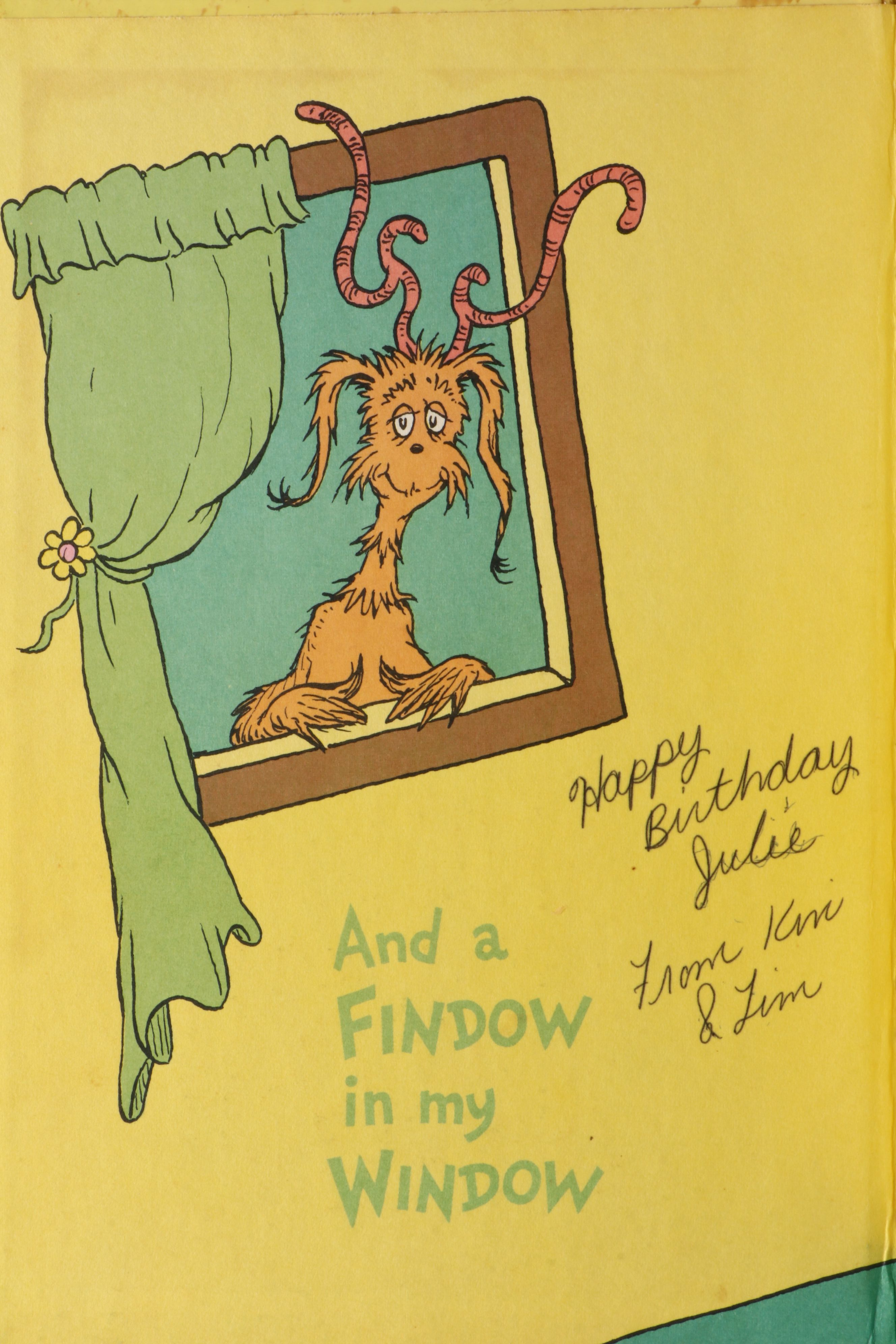 First Printing "There's a Wocket in My Pocket!" by Dr. Seuss, 1974