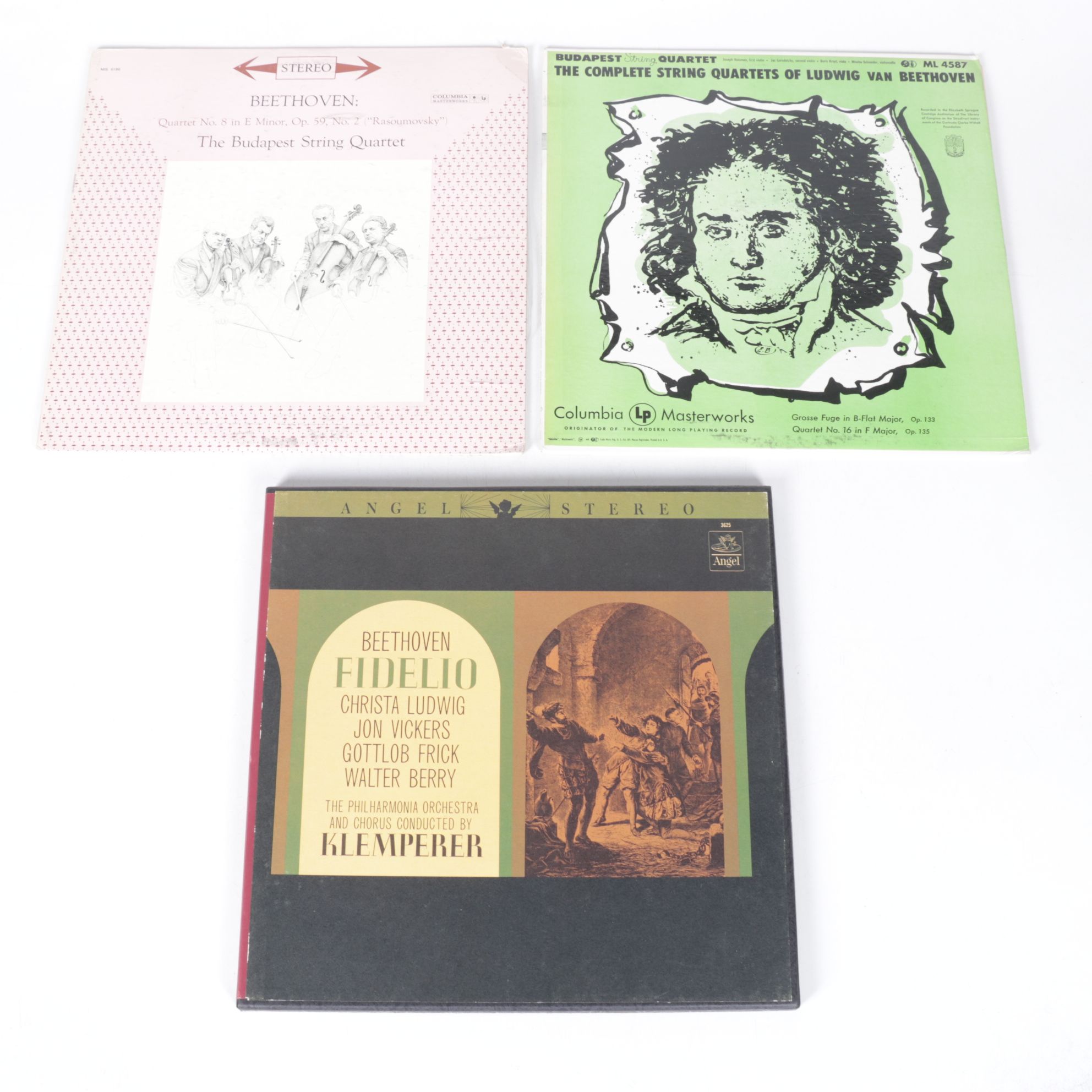 Beethoven Collection Includes Budapest String Quartet & More Vinyl Records