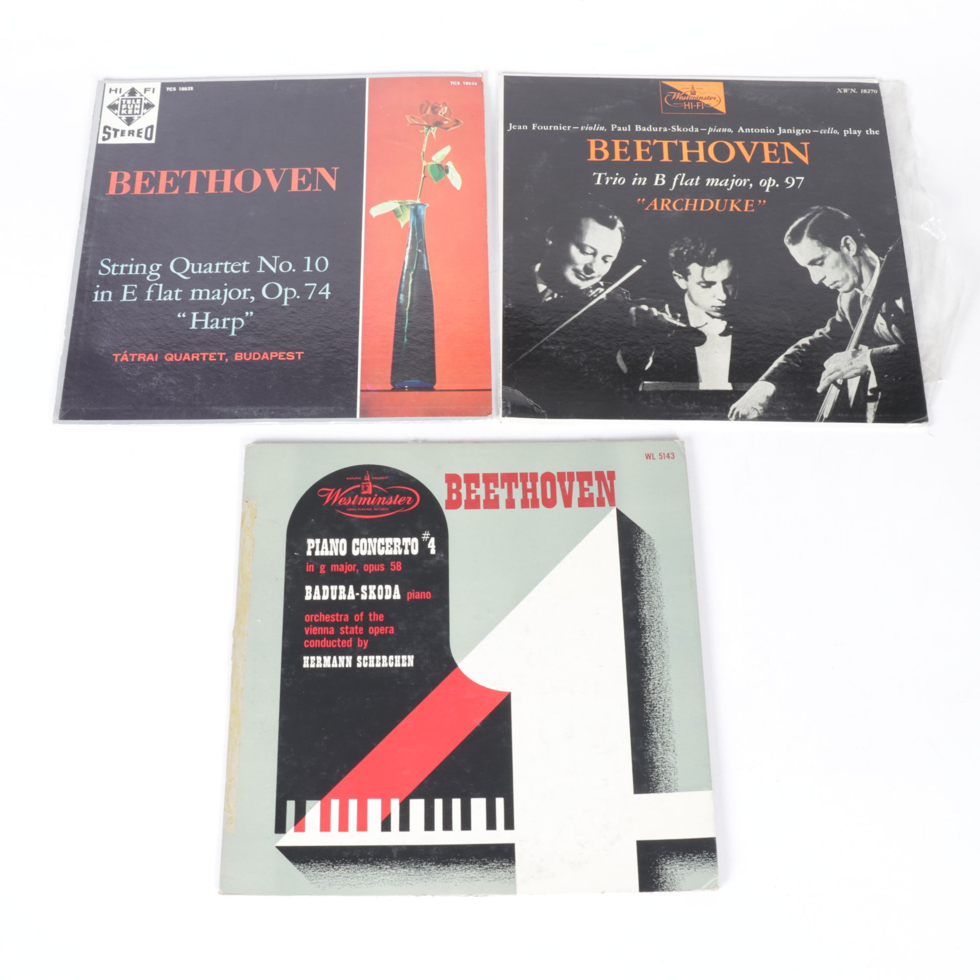 Beethoven Collection Includes Budapest String Quartet & More Vinyl Records