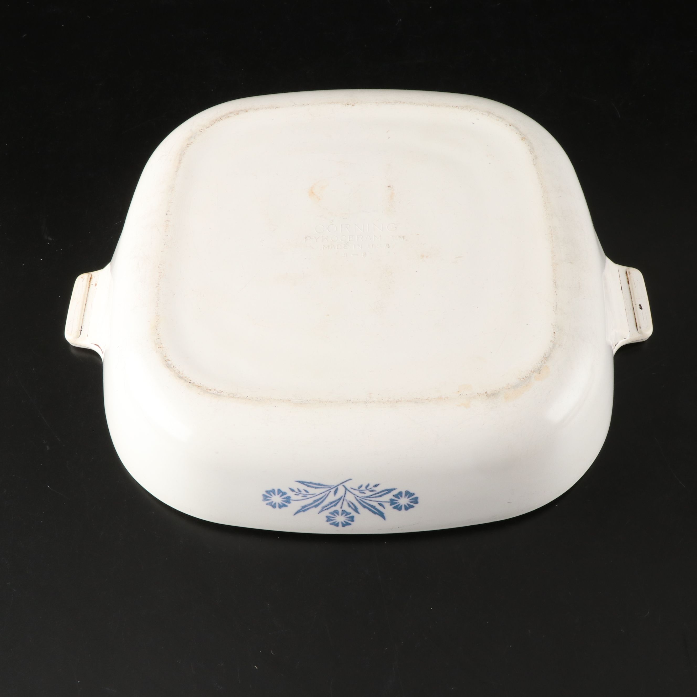 Corning Ware "Blue Cornflower" Pyroceram Casseroles and Detachable Pot Handles