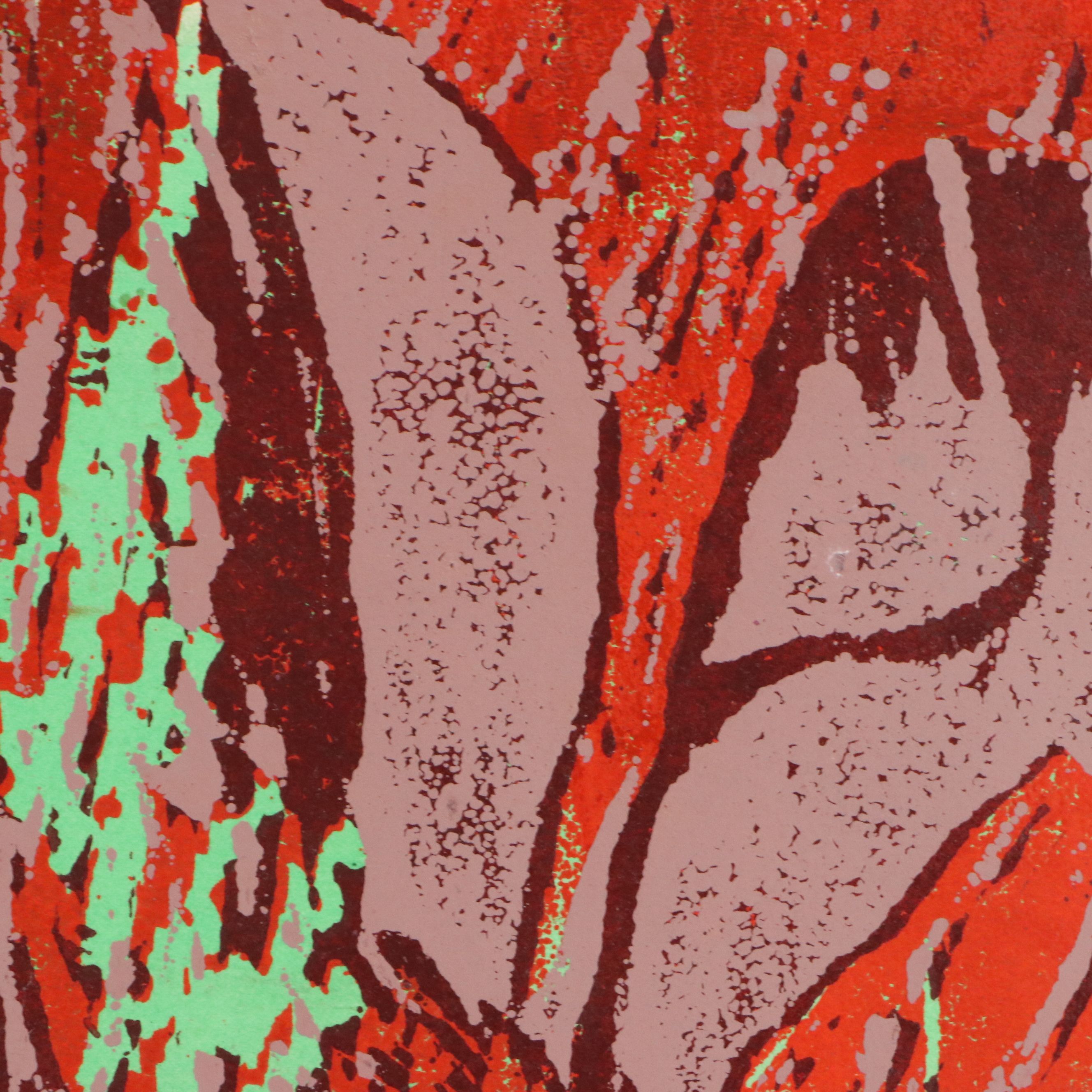 Gene Fenton Abstract Relief Print, Circa 1970