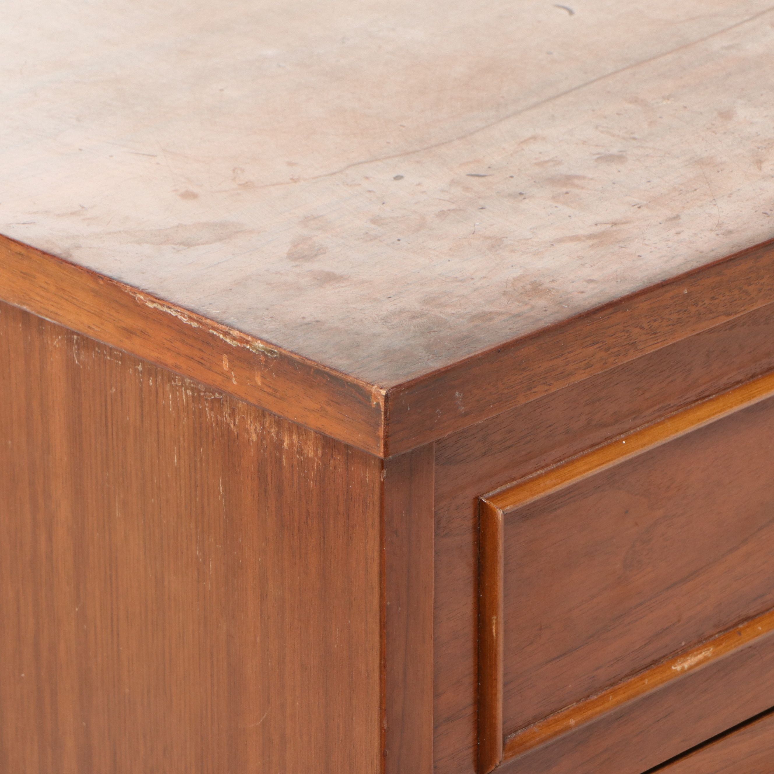 Leugers Fine Furniture Mid Century Modern Walnut Tall Chest