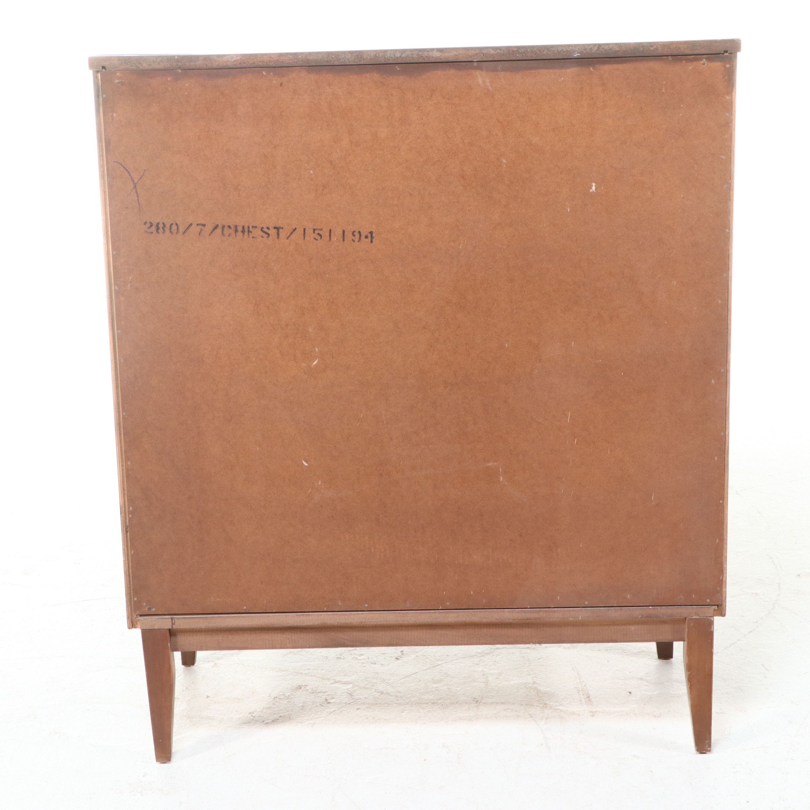 Leugers Fine Furniture Mid Century Modern Walnut Tall Chest