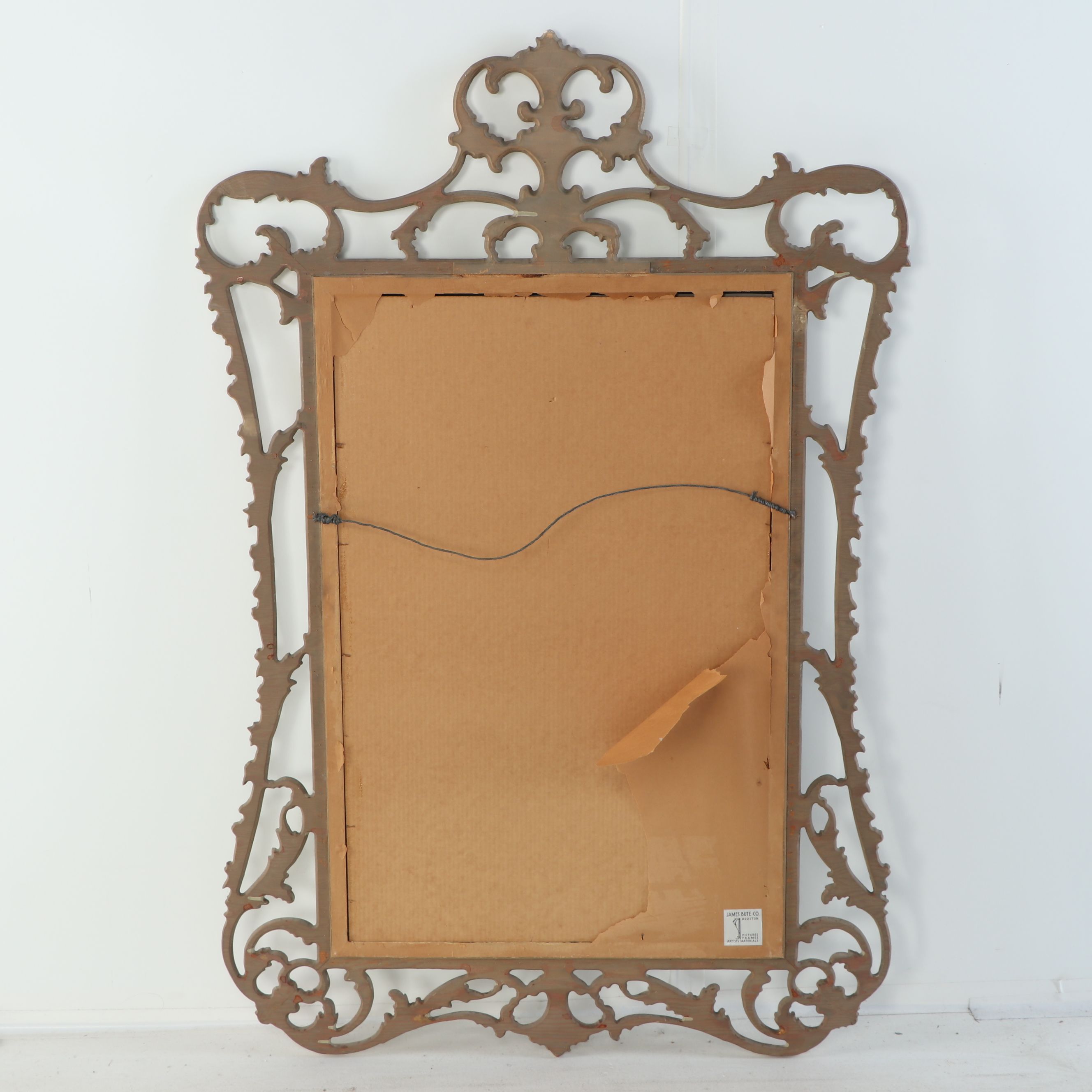 Baroque Style Gilt Finish Wall Mirror