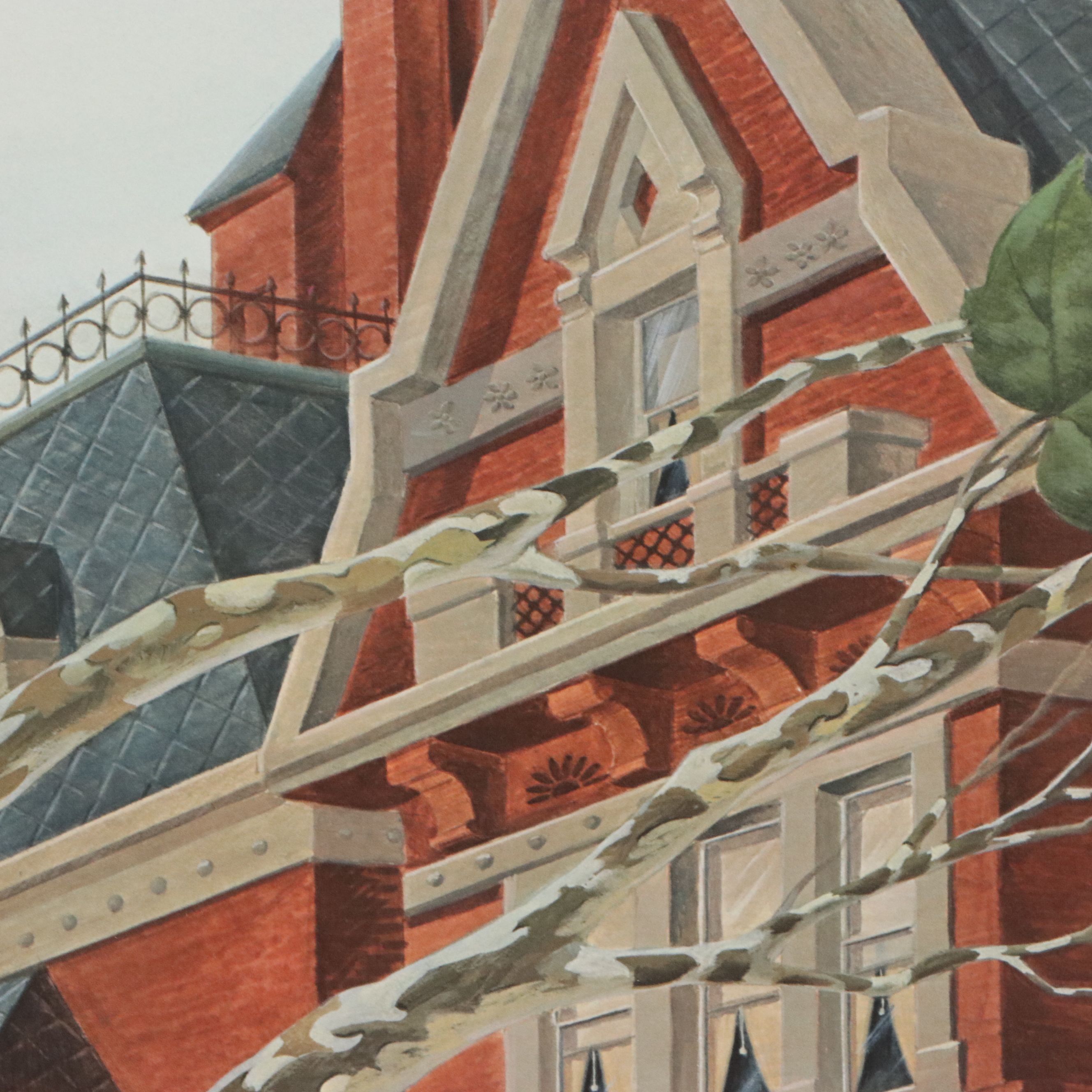 John A. Ruthven Offset Lithograph "Passenger Pigeons," 1981