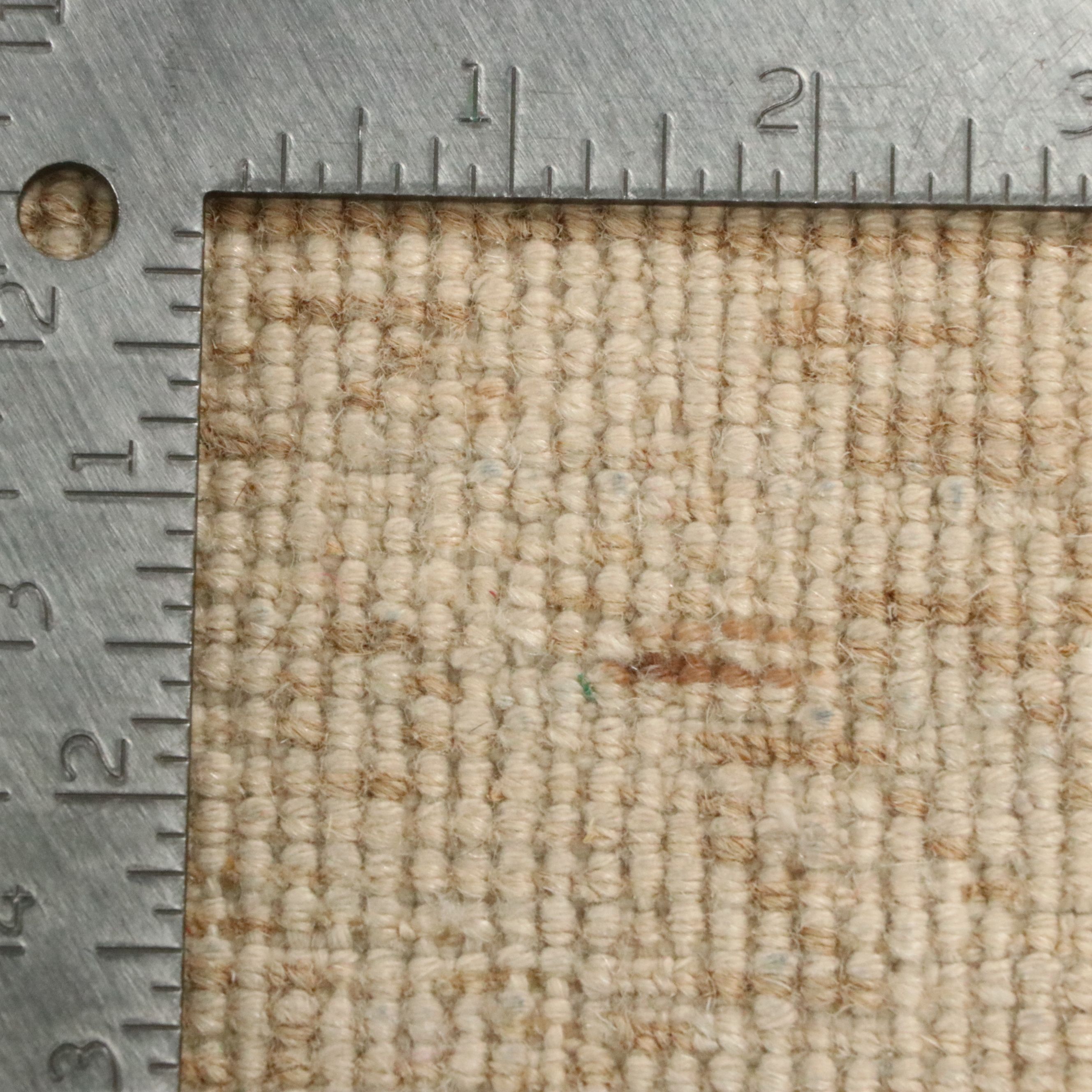 3'10 x 7' Hand-Knotted Turkish Oushak Area Rug