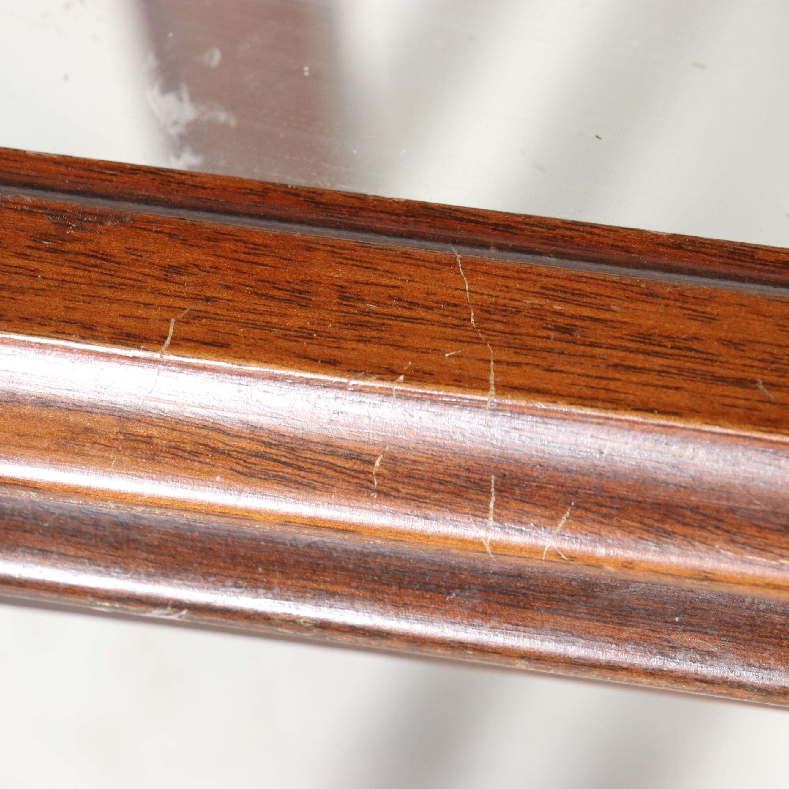 Ferguson Brothers Federal Style Mahogany and Glass Nesting Tables, Circa 1930