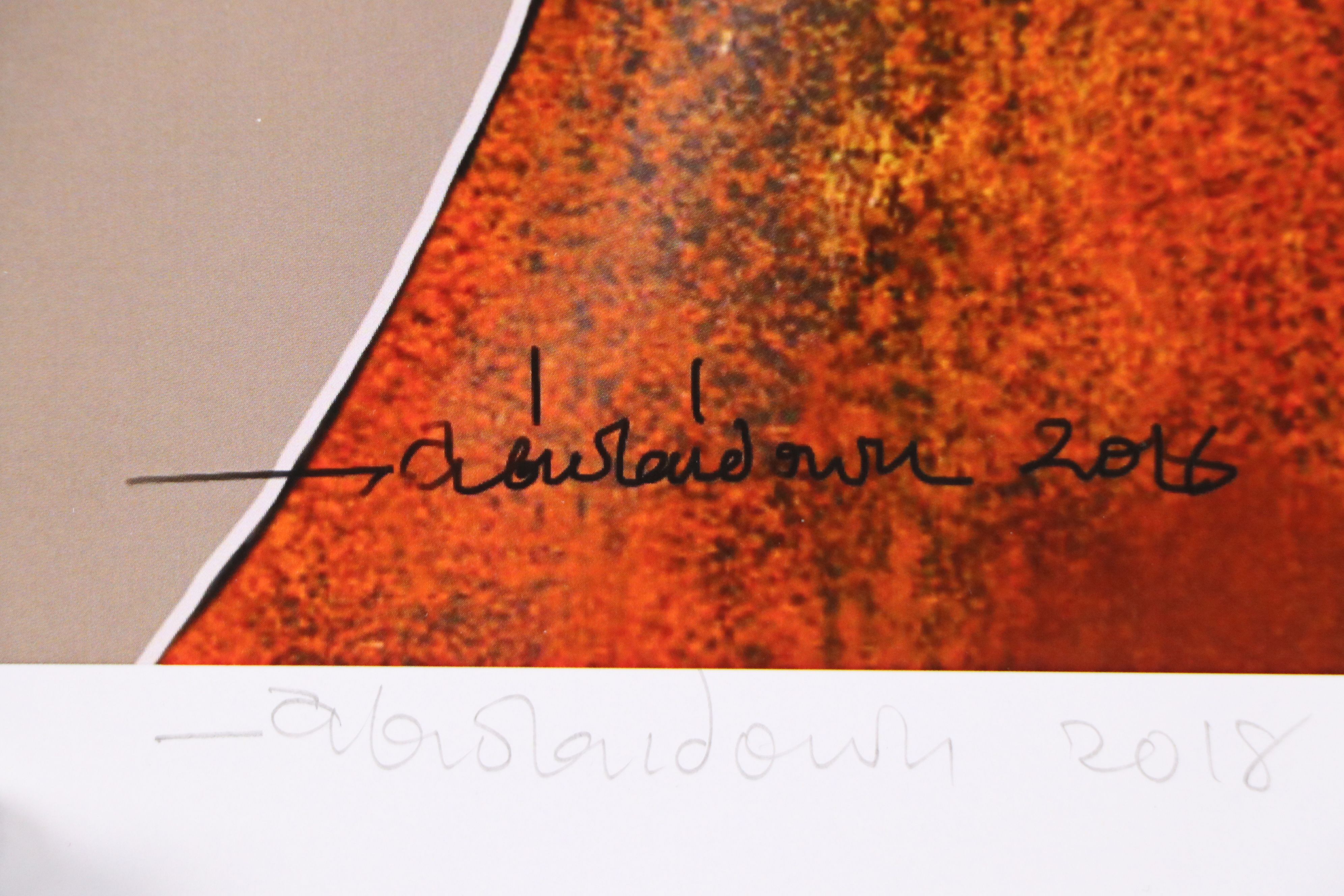 Abiola Idowu Offset Lithograph "Vision," 2018