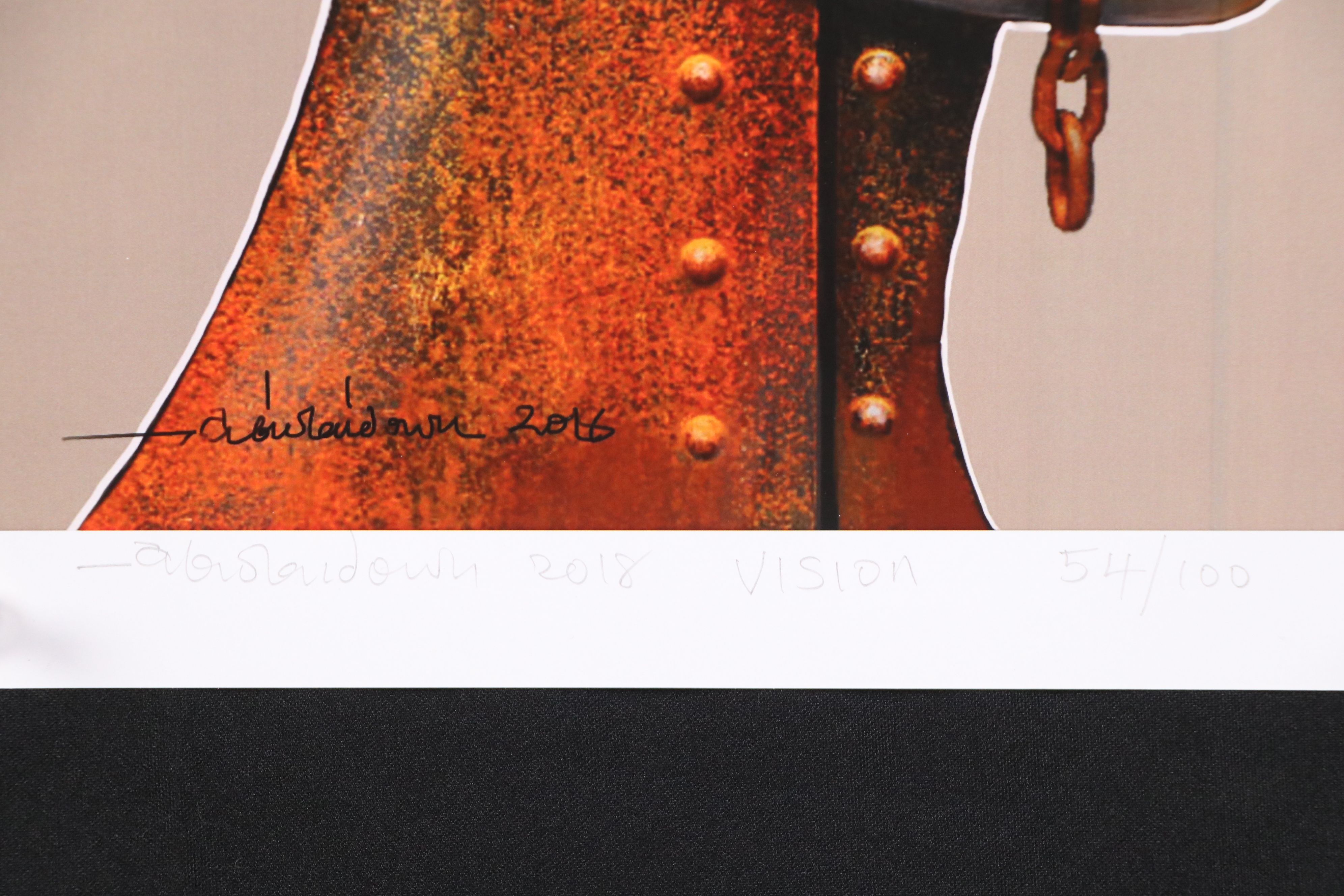 Abiola Idowu Offset Lithograph "Vision," 2018