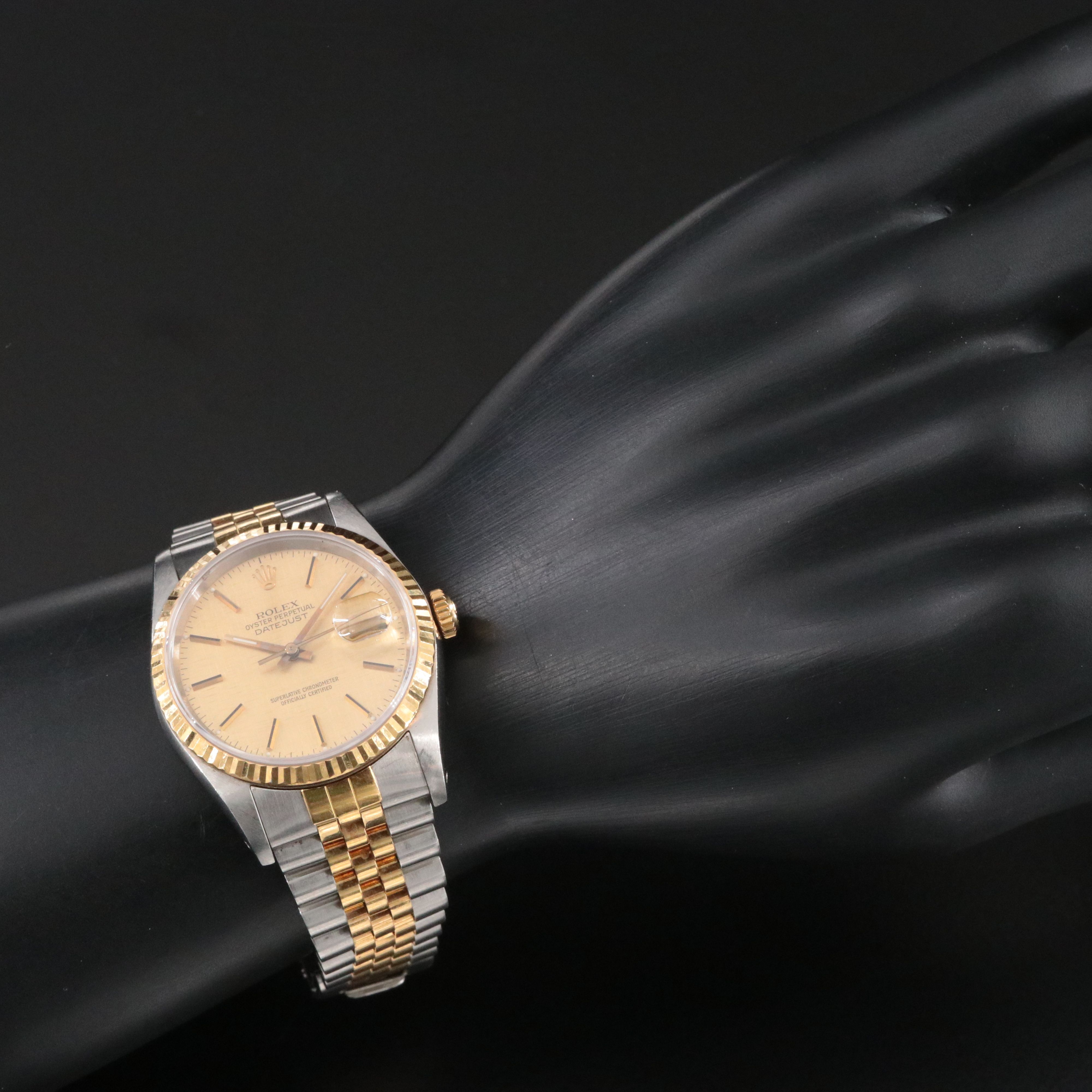 Rolex Datejust 16233 Rolesor Vintage Watch c.1988