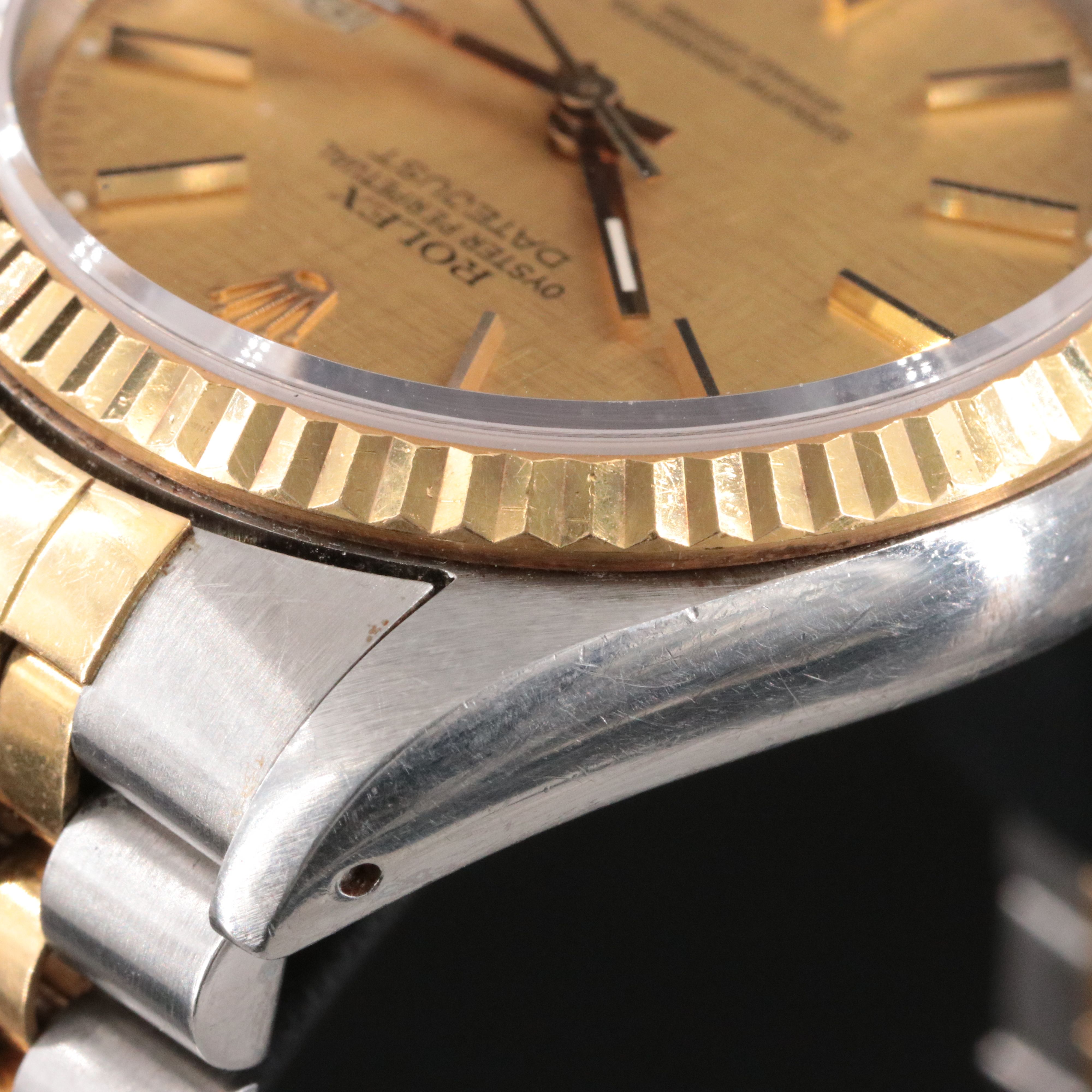 Rolex Datejust 16233 Rolesor Vintage Watch c.1988