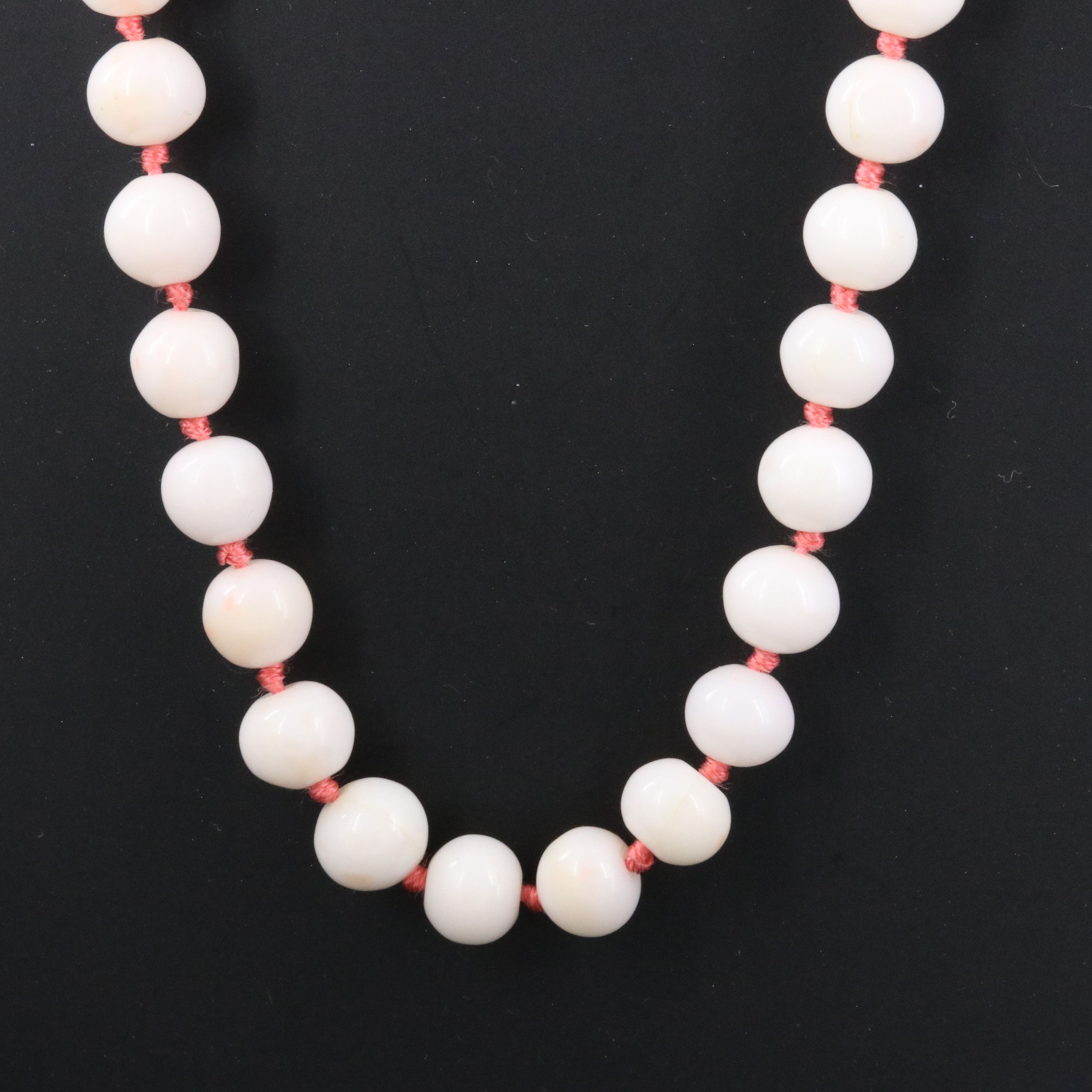 Coral Necklace with 14K Clasp