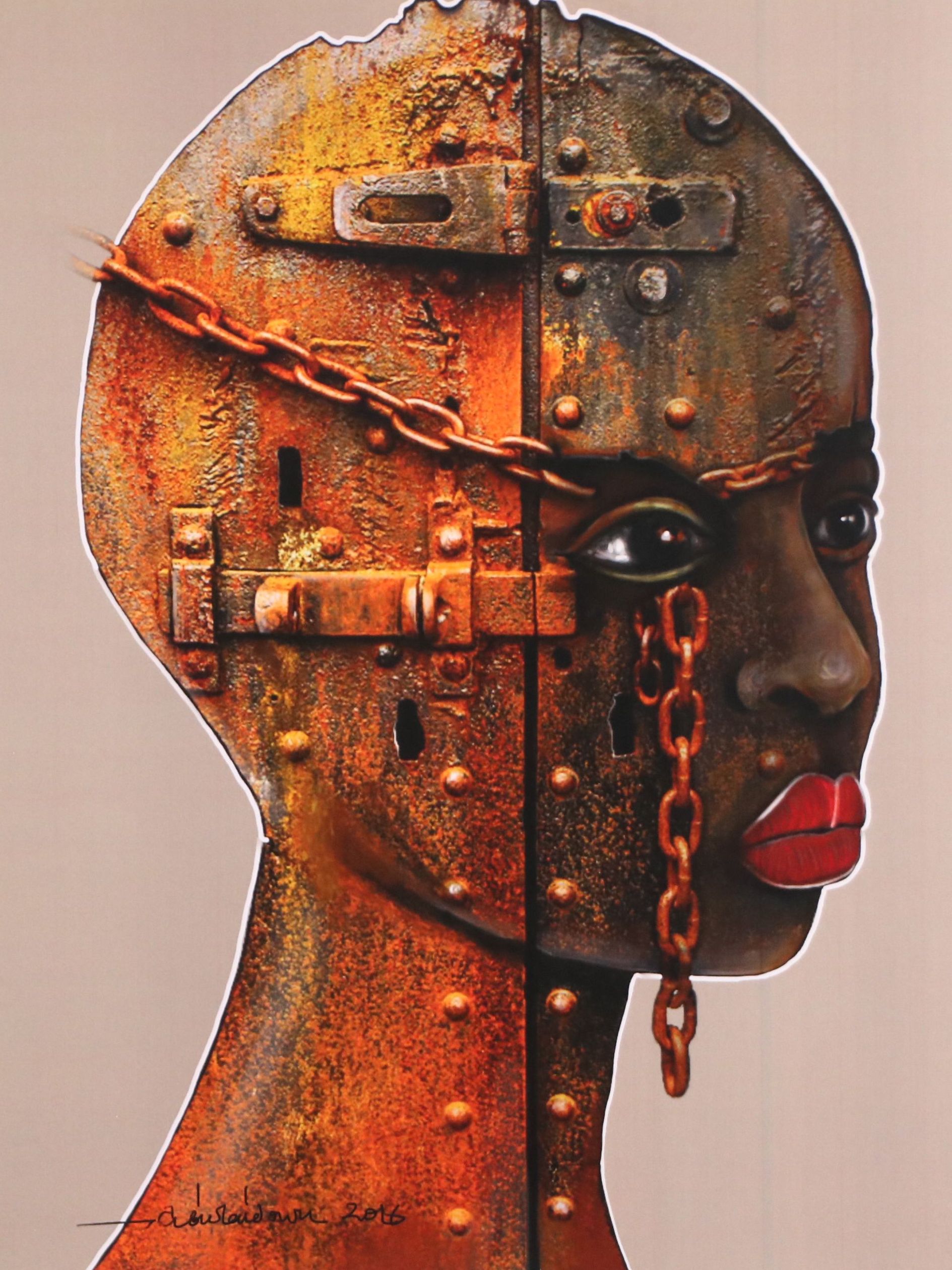 Abiola Idowu Offset Lithograph "Vision," 2018