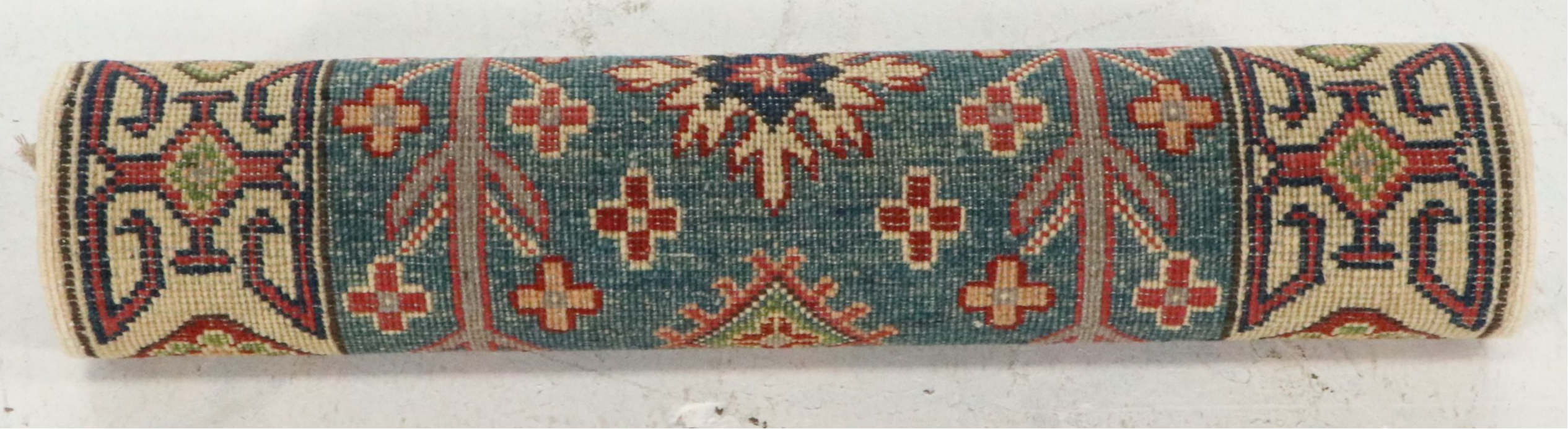 2'4 x 6' Hand-Knotted Afghan Kazak Carpet Runner