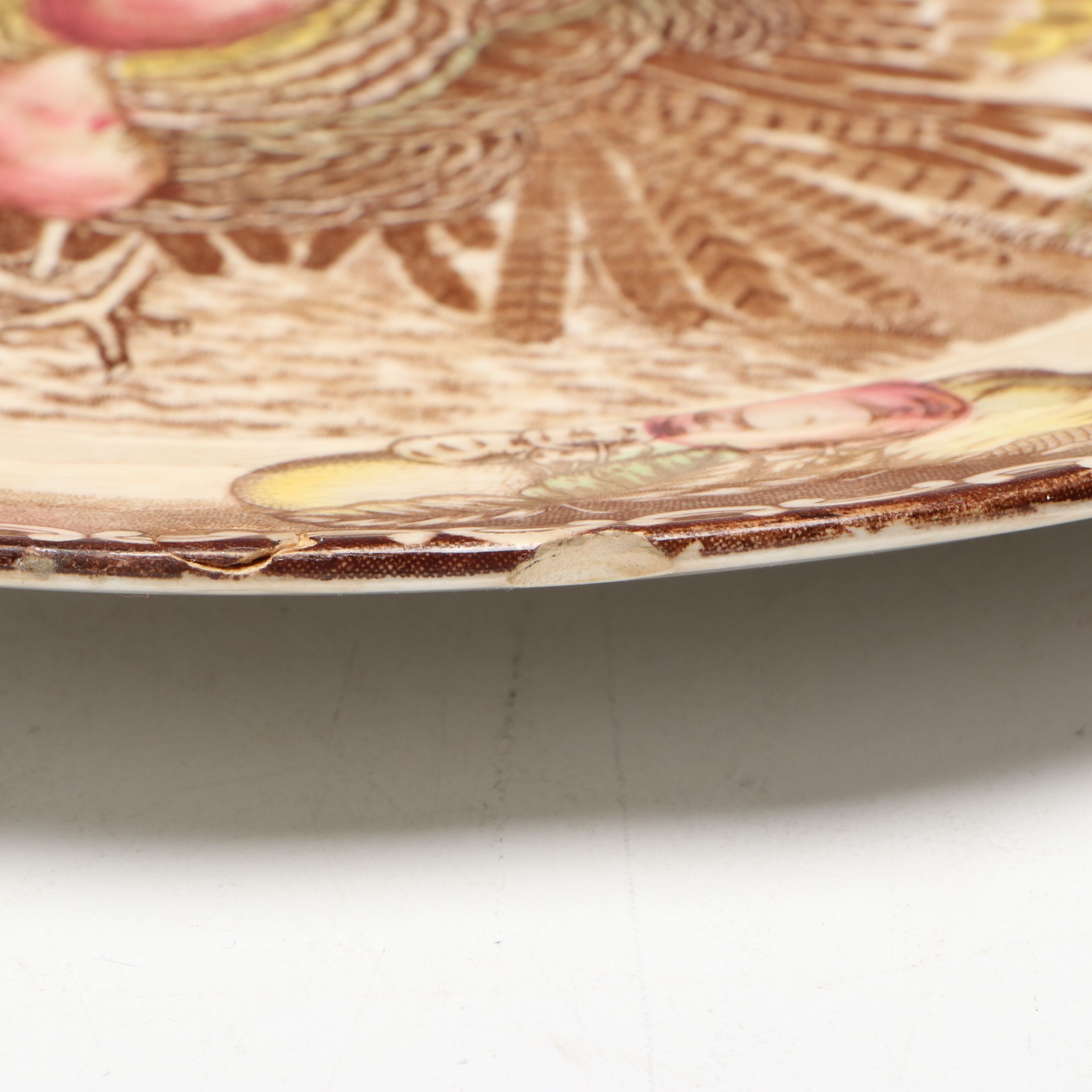 Himark Tiered Server with "King Tom" and More Vintage Holiday Plates