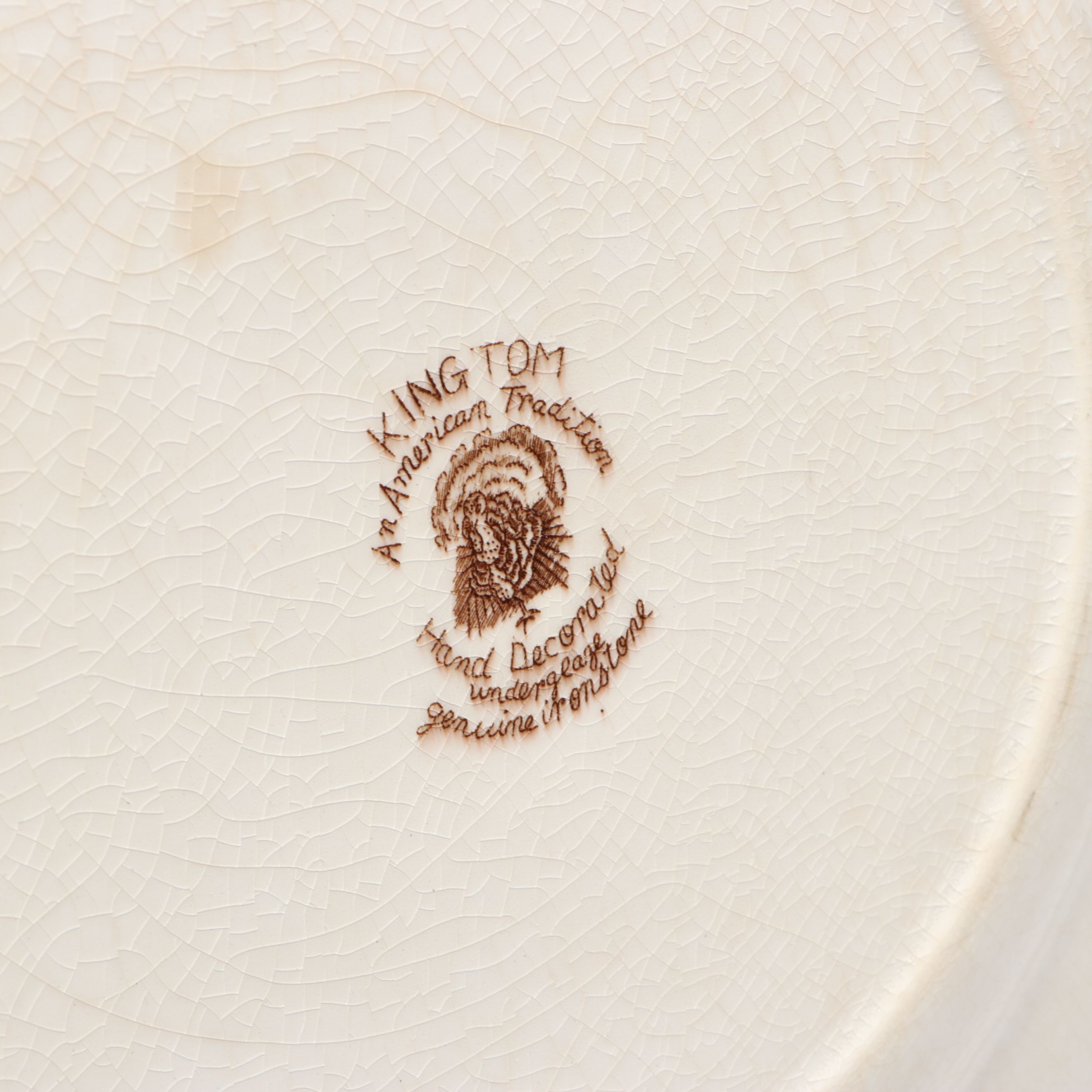 Himark Tiered Server with "King Tom" and More Vintage Holiday Plates