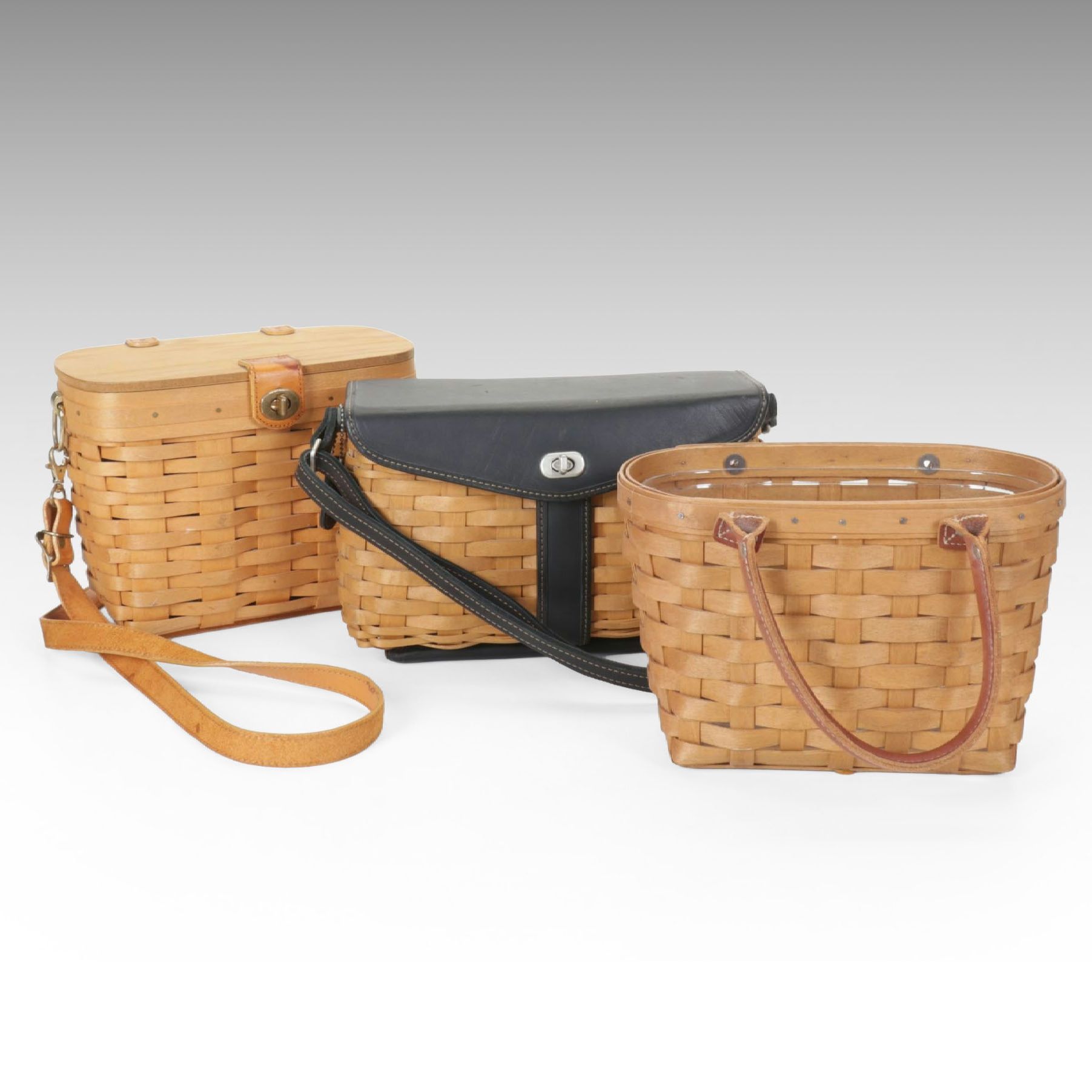 Longaberger Woven Purse and Baskets