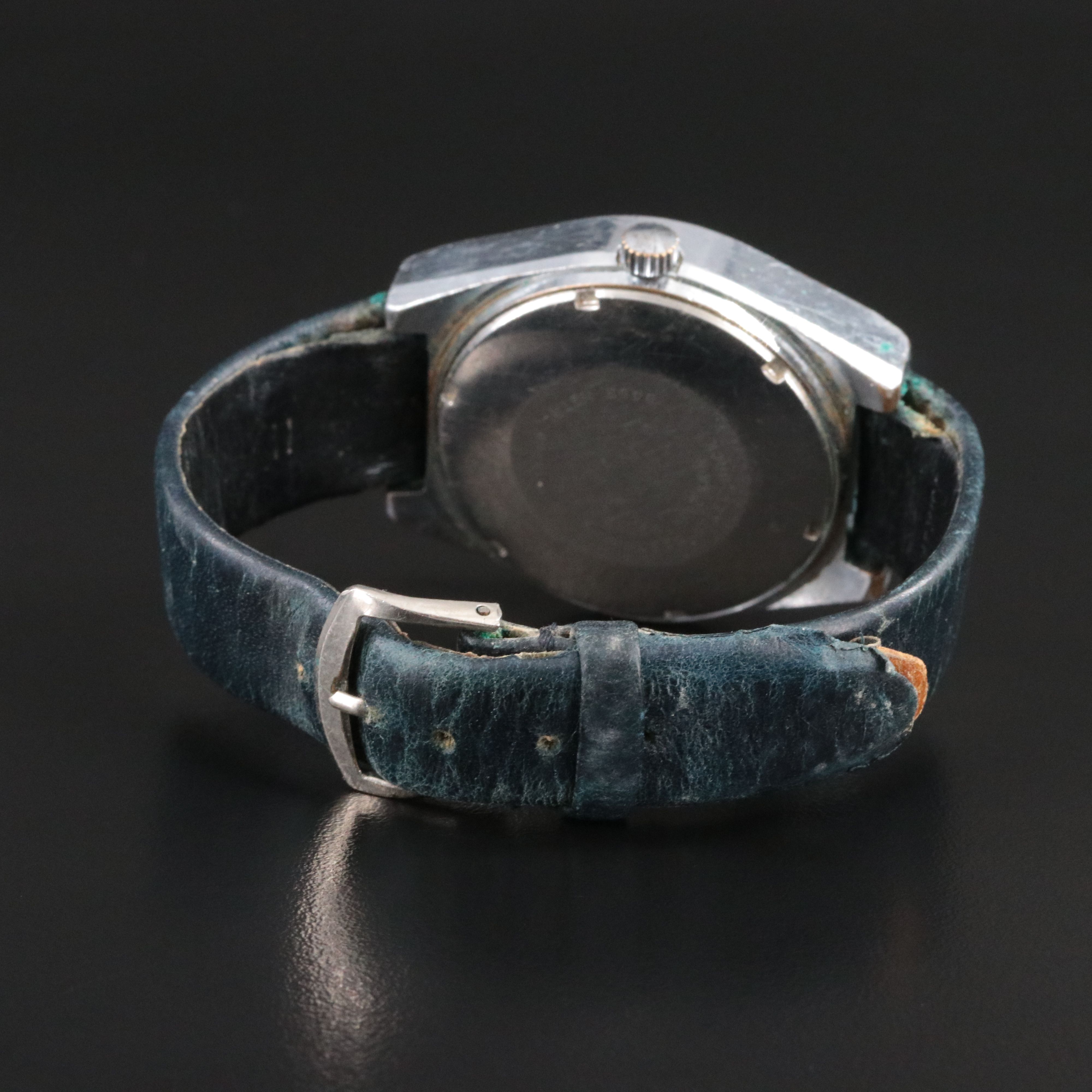 Vintage Gruen Autowind Jump Hour Circa Early 1970`s Watch