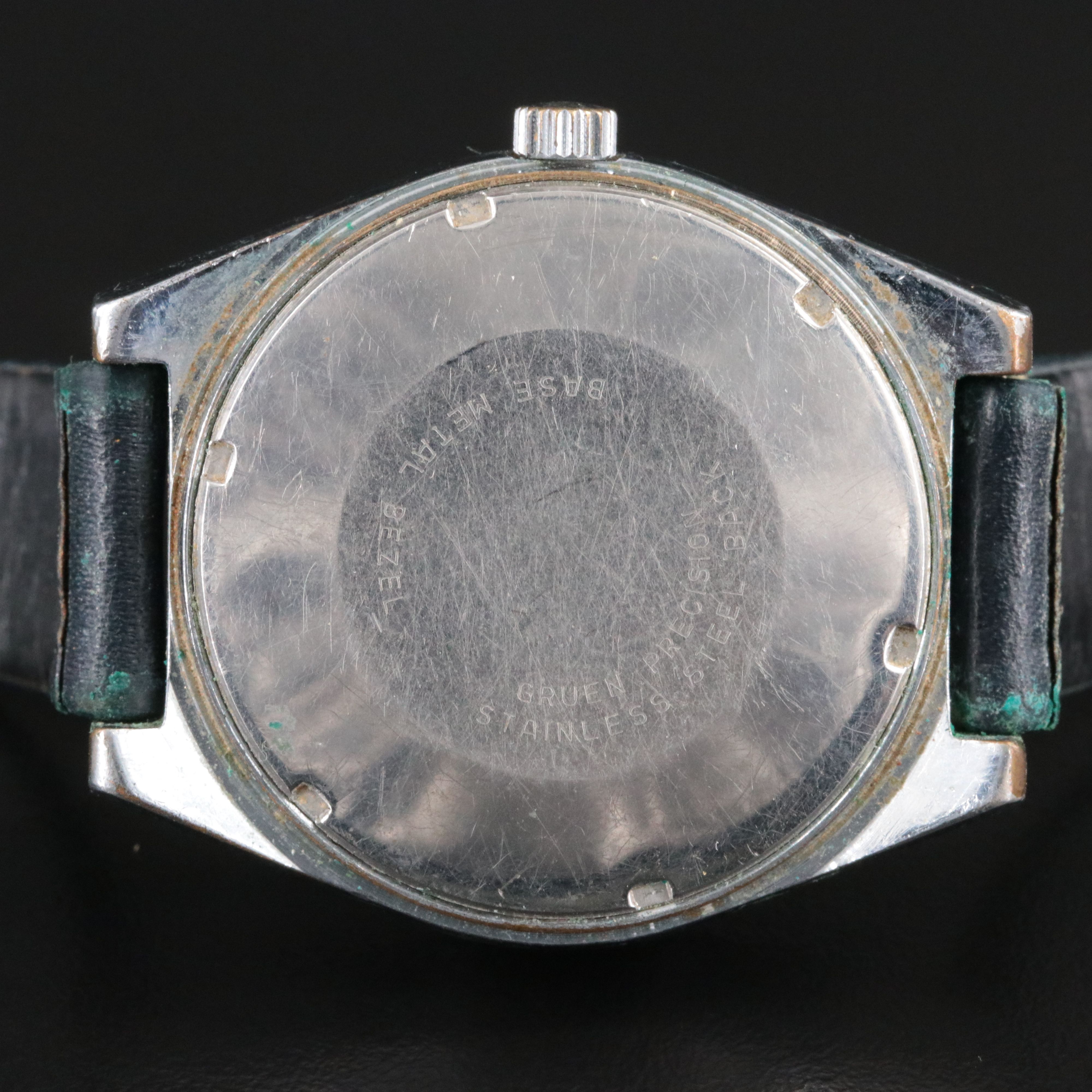 Vintage Gruen Autowind Jump Hour Circa Early 1970`s Watch