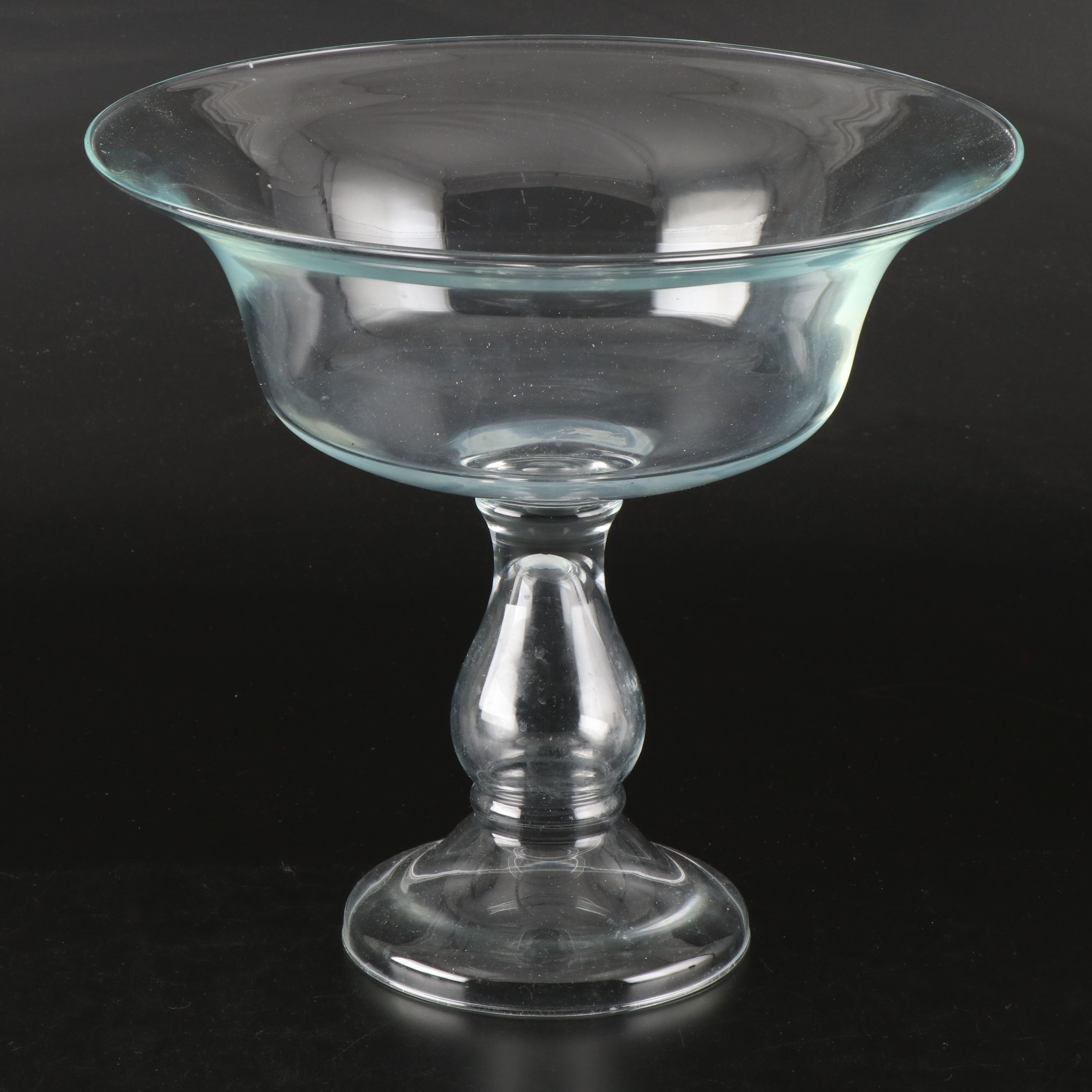Clear Glass Centerpiece Pedestal Bowl and Compote