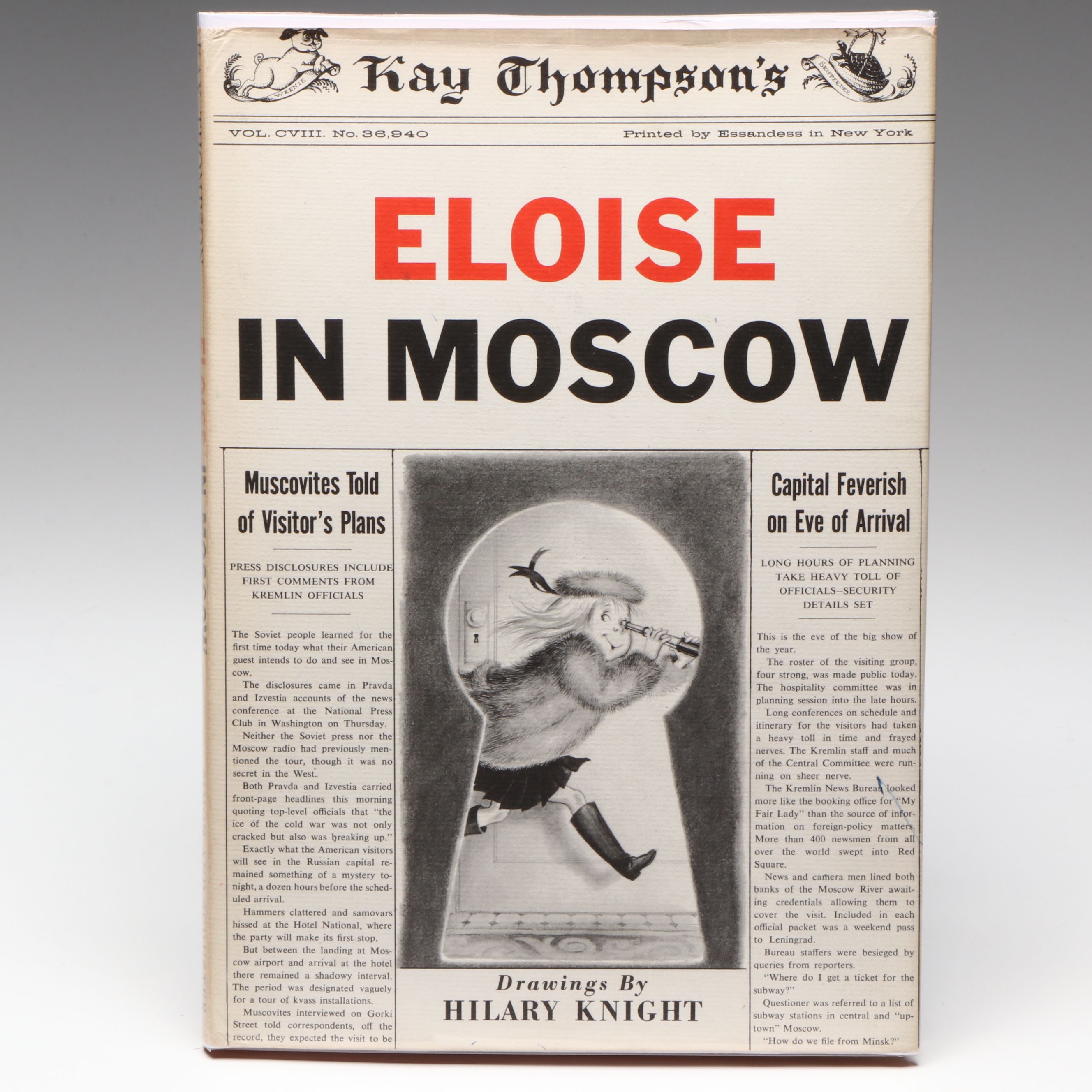 First Printing "Eloise in Moscow" by Kay Thompson, 1959